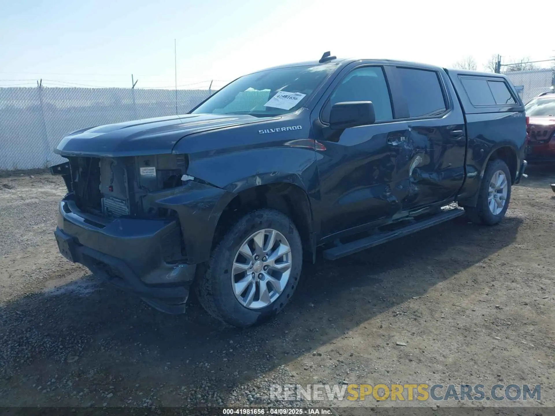 2 Photograph of a damaged car 1GCPYBEK5NZ183282 CHEVROLET SILVERADO 1500 LTD 2022