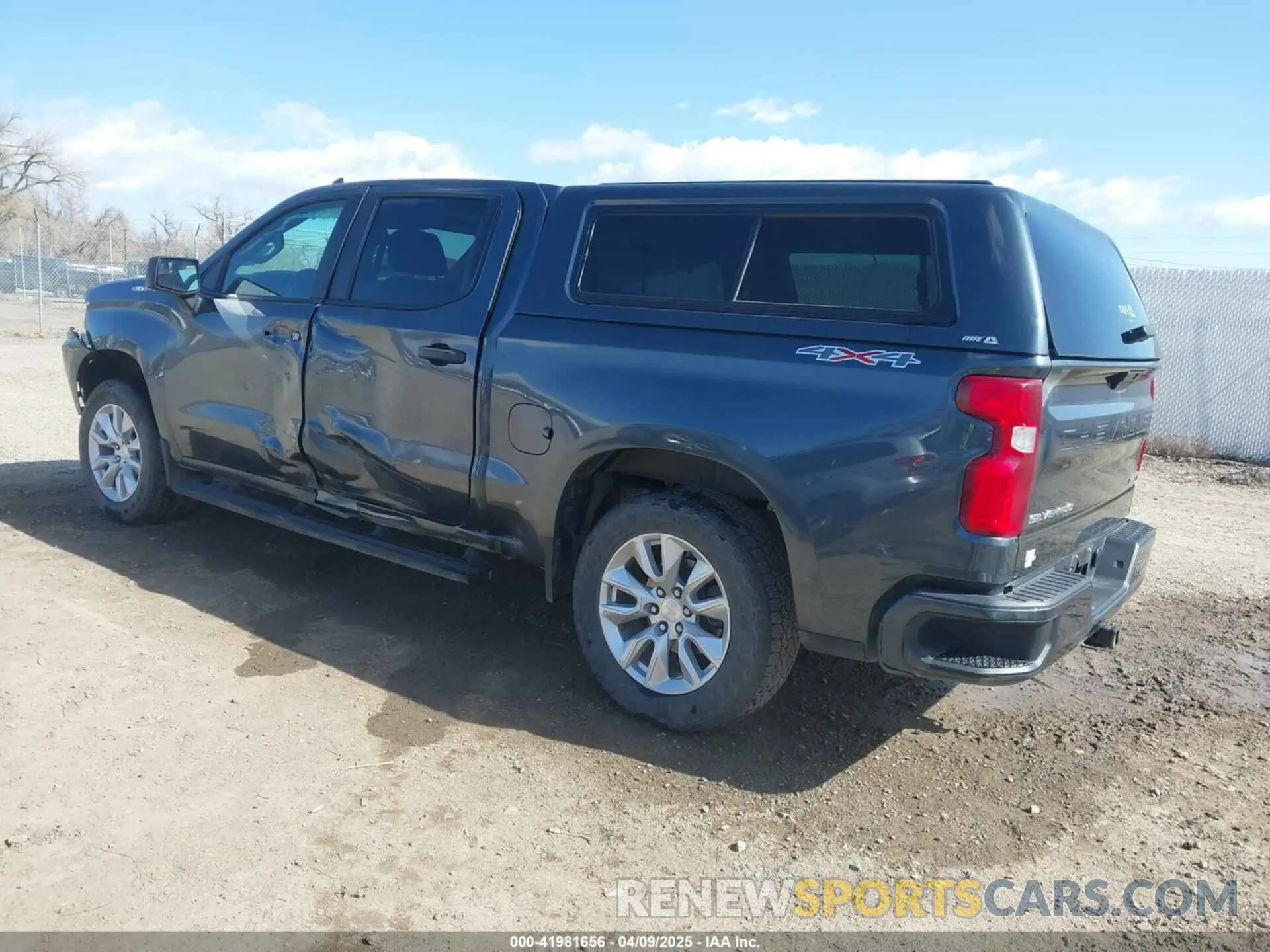 3 Photograph of a damaged car 1GCPYBEK5NZ183282 CHEVROLET SILVERADO 1500 LTD 2022