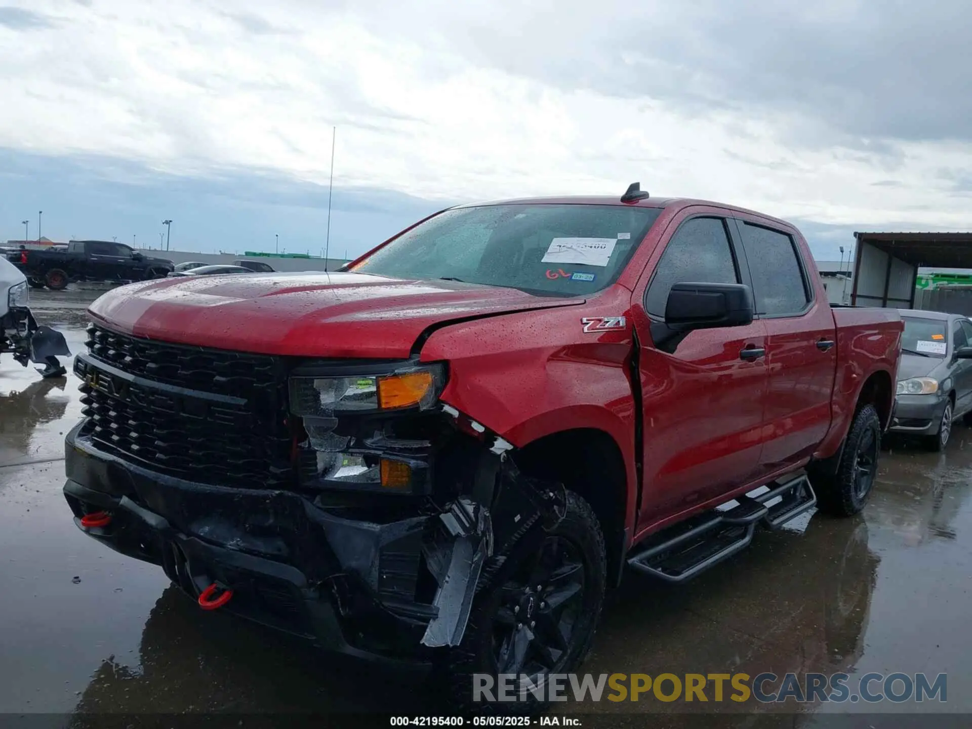 2 Photograph of a damaged car 1GCPYCEK8NZ138763 CHEVROLET SILVERADO 1500 LTD 2022