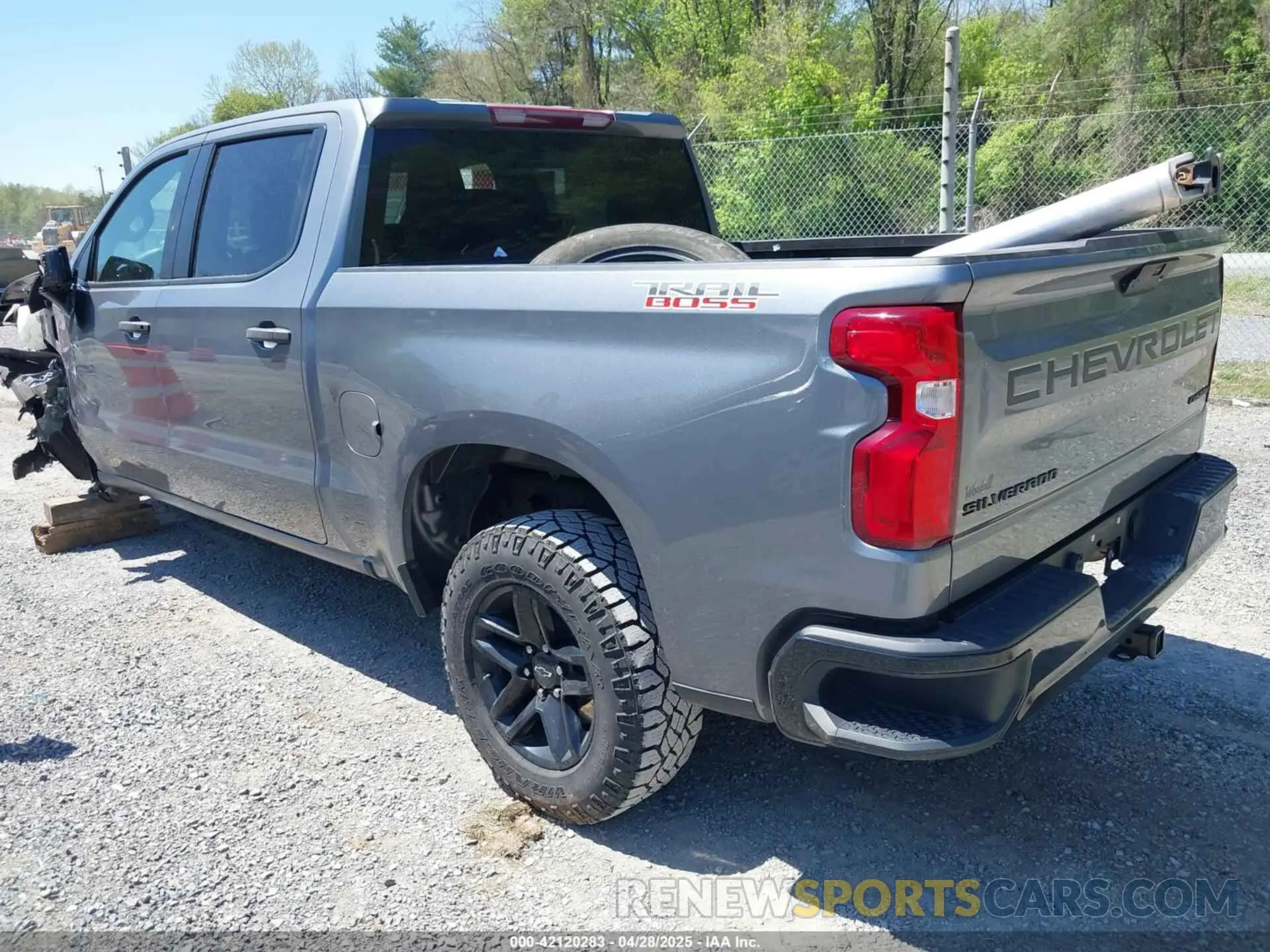 3 Photograph of a damaged car 1GCPYCEK9NZ184344 CHEVROLET SILVERADO 1500 LTD 2022
