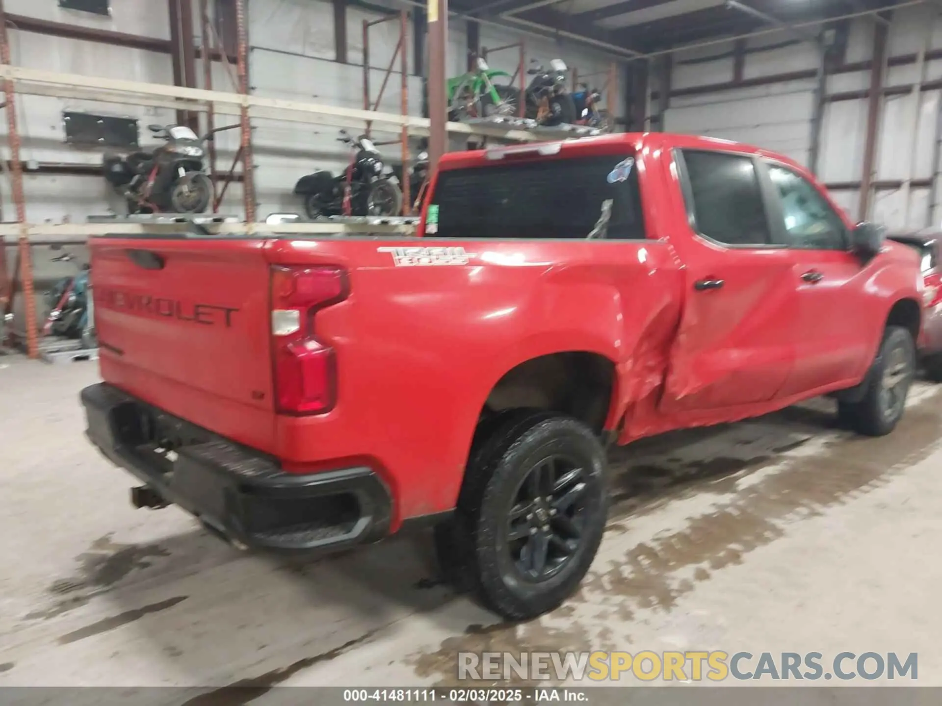 4 Photograph of a damaged car 1GCPYFED1NZ170344 CHEVROLET SILVERADO 1500 LTD 2022