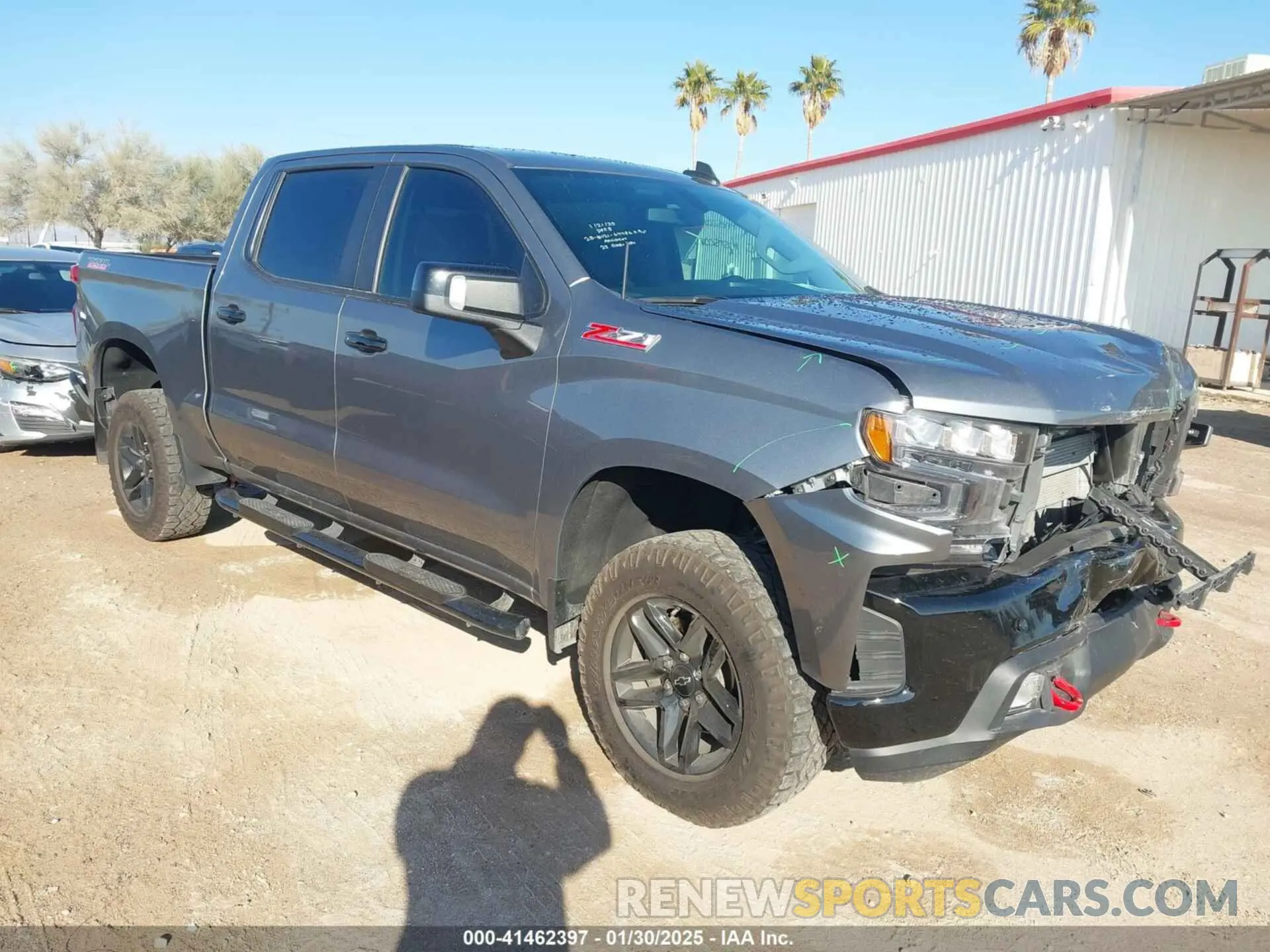 1 Photograph of a damaged car 1GCPYFED3NZ107830 CHEVROLET SILVERADO 1500 LTD 2022