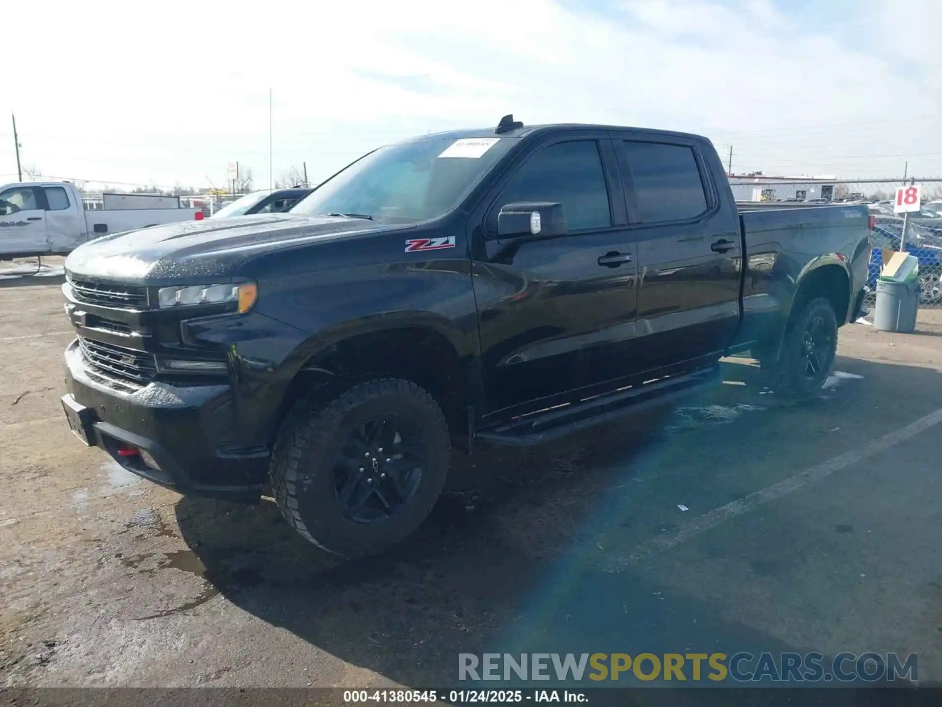 2 Photograph of a damaged car 1GCPYFED8NZ105345 CHEVROLET SILVERADO 1500 LTD 2022