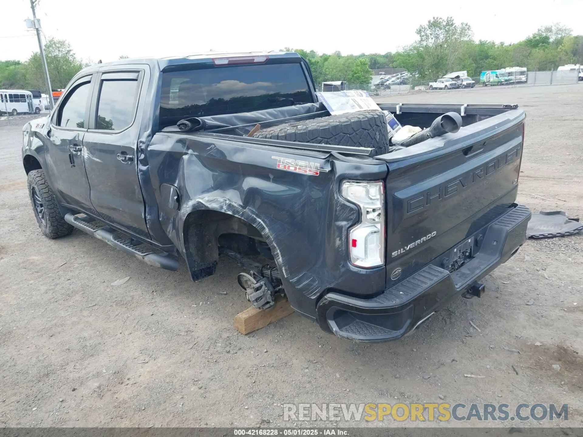 3 Photograph of a damaged car 1GCPYFED8NZ149555 CHEVROLET SILVERADO 1500 LTD 2022