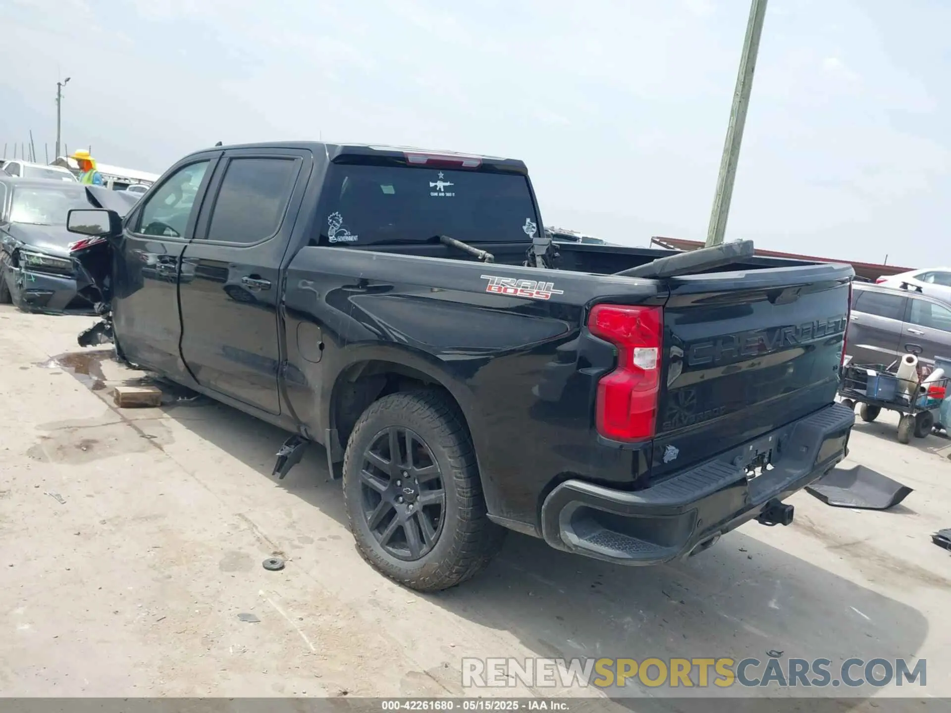 3 Photograph of a damaged car 1GCPYFEL4NZ166179 CHEVROLET SILVERADO 1500 LTD 2022