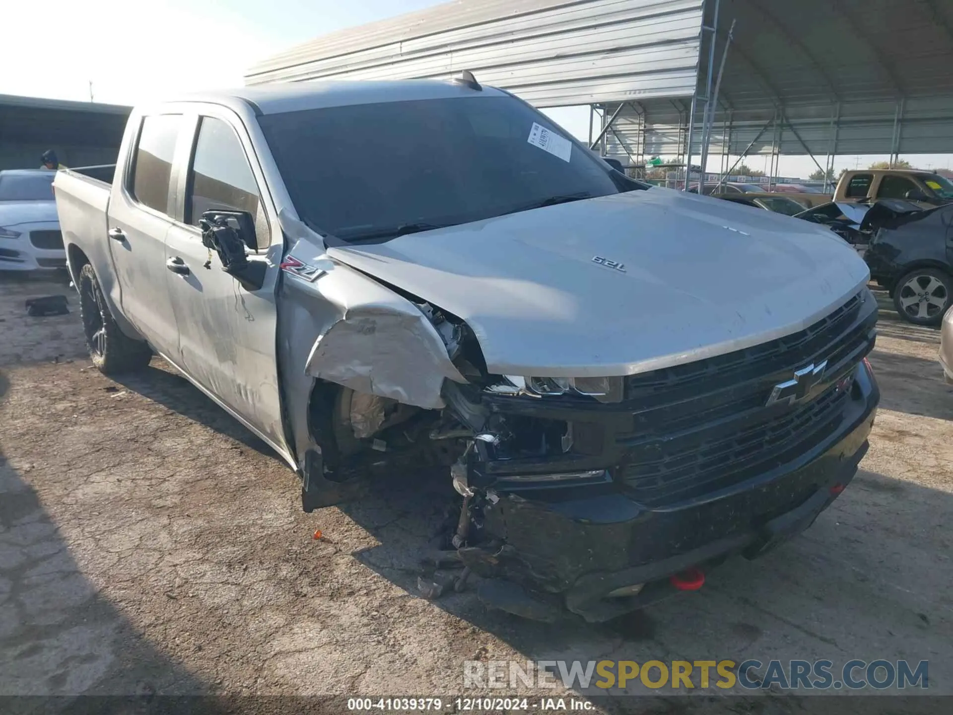 1 Photograph of a damaged car 1GCPYFEL6NZ158262 CHEVROLET SILVERADO 1500 LTD 2022