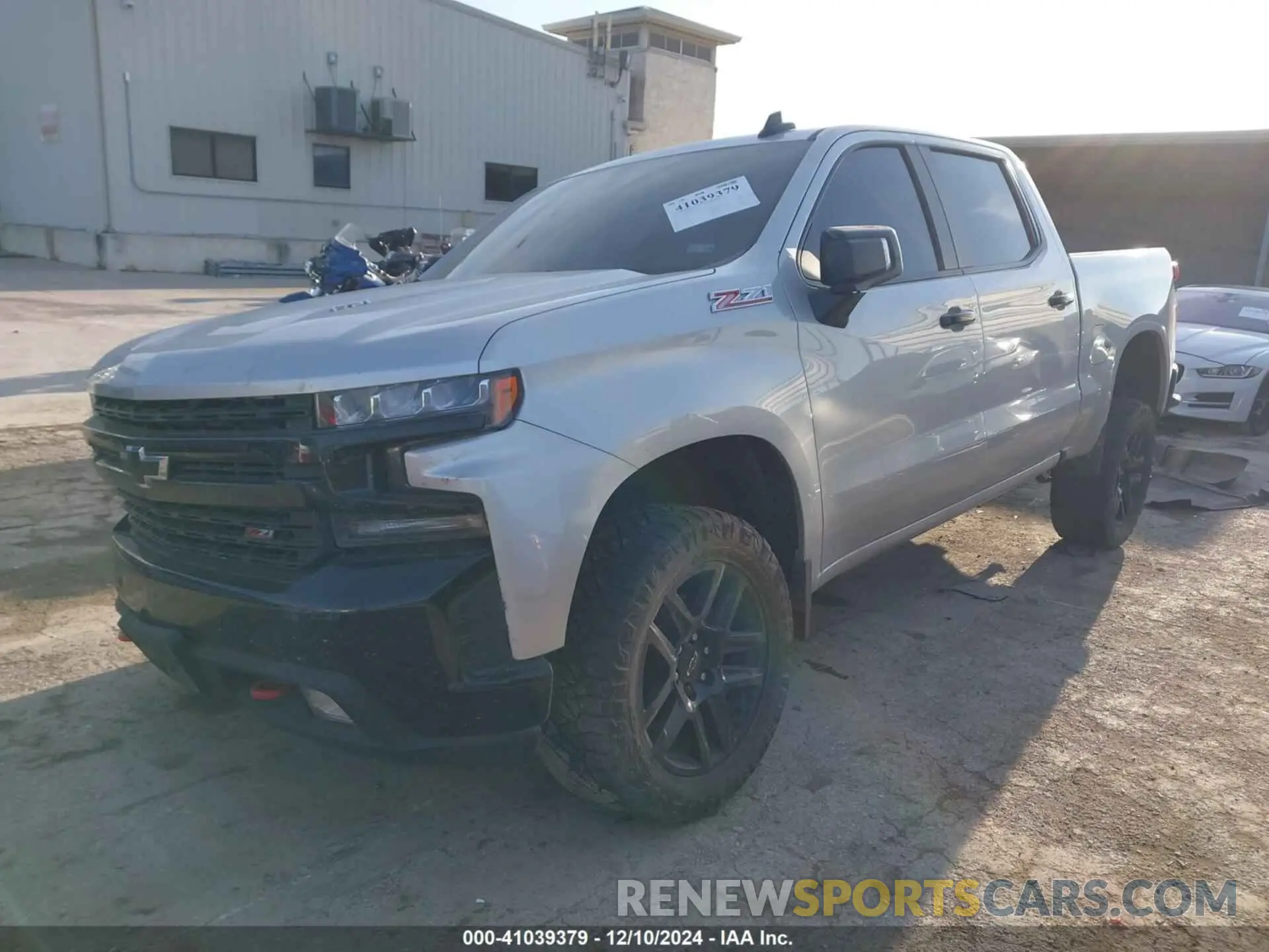 2 Photograph of a damaged car 1GCPYFEL6NZ158262 CHEVROLET SILVERADO 1500 LTD 2022