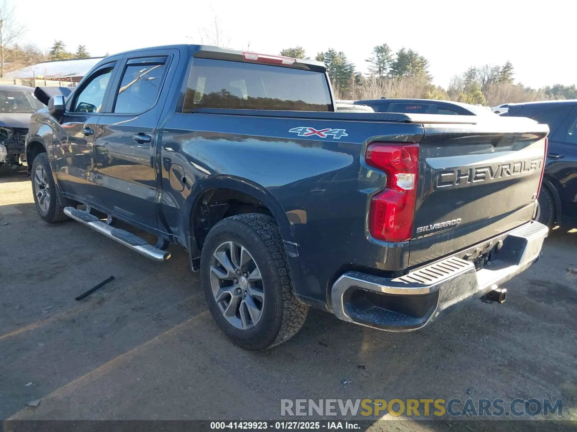 3 Photograph of a damaged car 1GCPYJEK2NZ170208 CHEVROLET SILVERADO 1500 LTD 2022