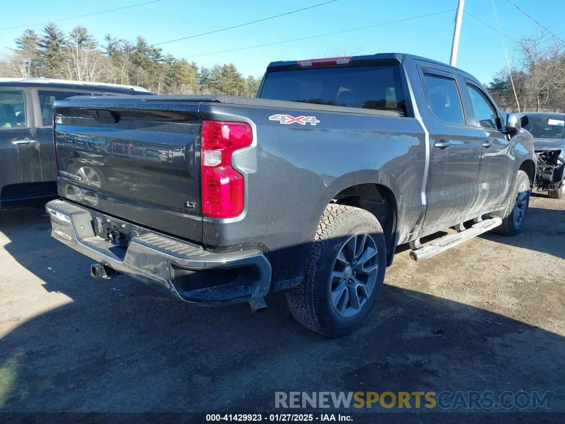 4 Photograph of a damaged car 1GCPYJEK2NZ170208 CHEVROLET SILVERADO 1500 LTD 2022