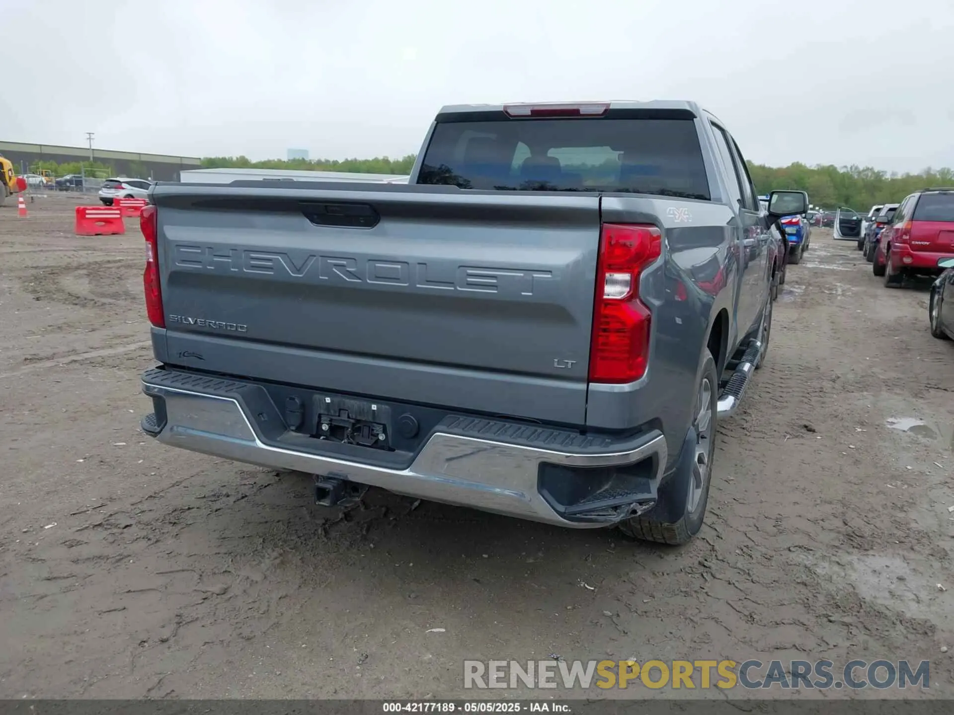 4 Photograph of a damaged car 1GCPYJEK3NZ114486 CHEVROLET SILVERADO 1500 LTD 2022