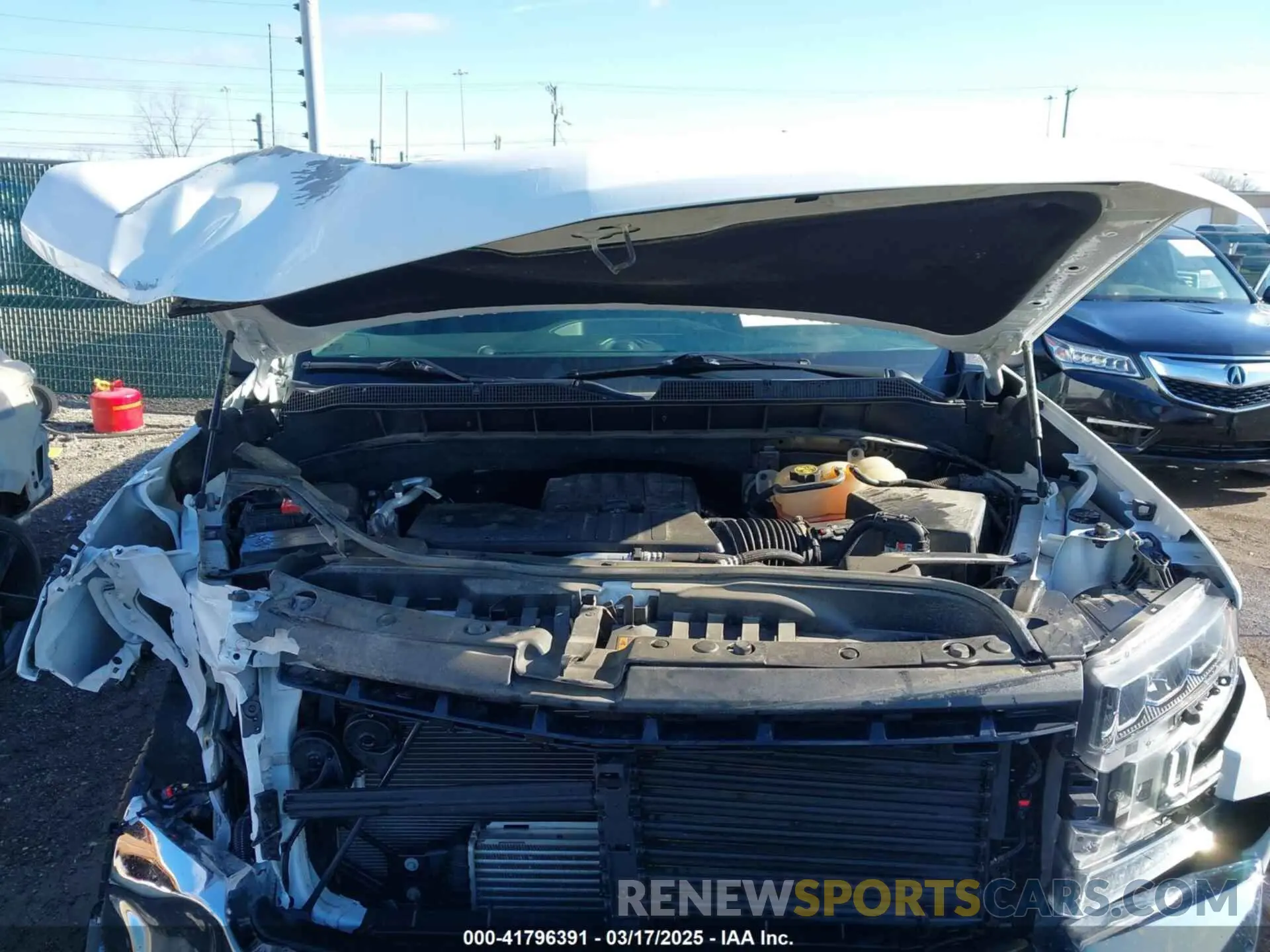 10 Photograph of a damaged car 1GCPYJEK3NZ232912 CHEVROLET SILVERADO 1500 LTD 2022
