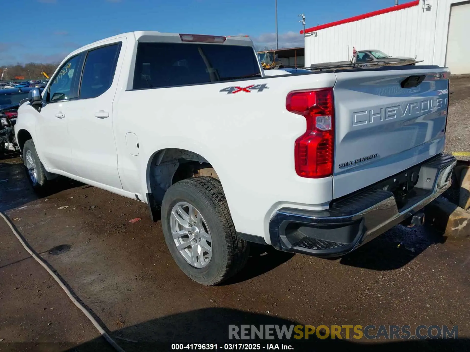 3 Photograph of a damaged car 1GCPYJEK3NZ232912 CHEVROLET SILVERADO 1500 LTD 2022