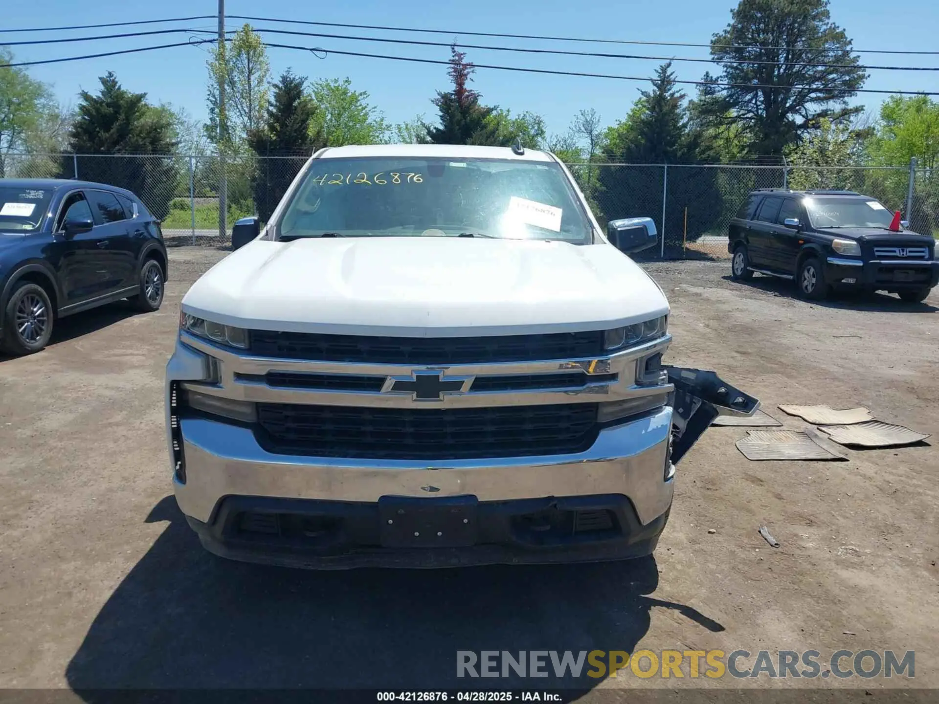 12 Photograph of a damaged car 1GCPYJEK7NZ173444 CHEVROLET SILVERADO 1500 LTD 2022