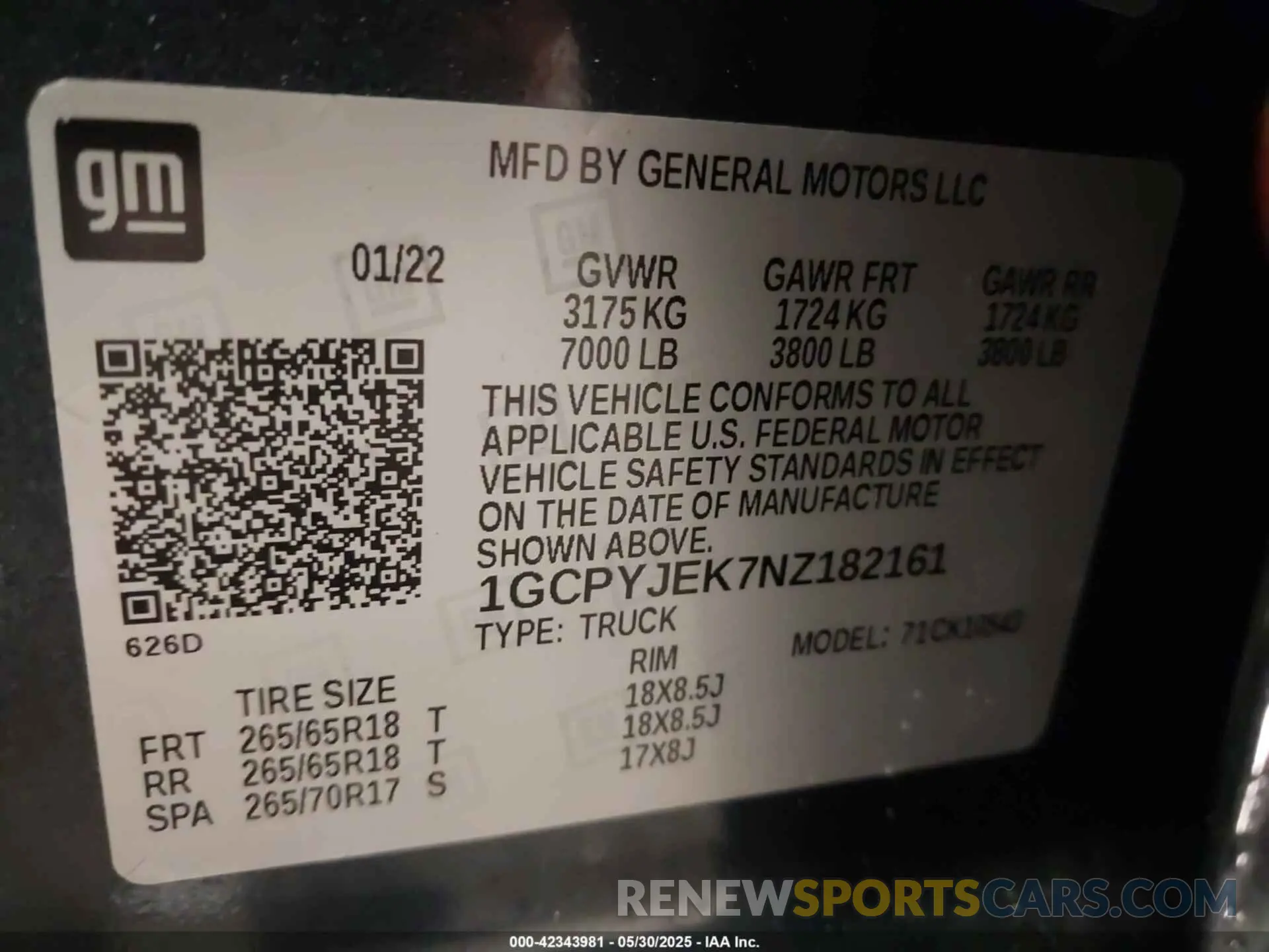 9 Photograph of a damaged car 1GCPYJEK7NZ182161 CHEVROLET SILVERADO 1500 LTD 2022