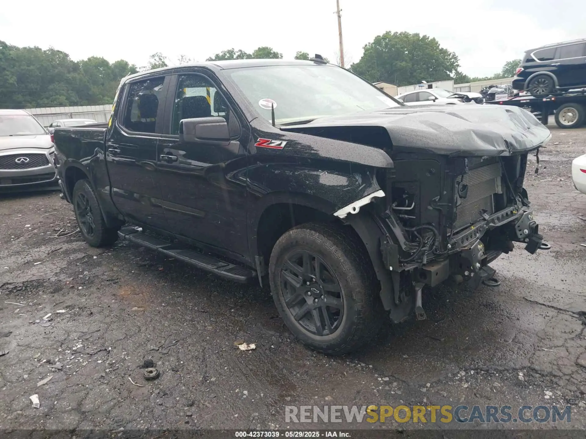 1 Photograph of a damaged car 1GCUYEED7NZ149110 CHEVROLET SILVERADO 1500 LTD 2022