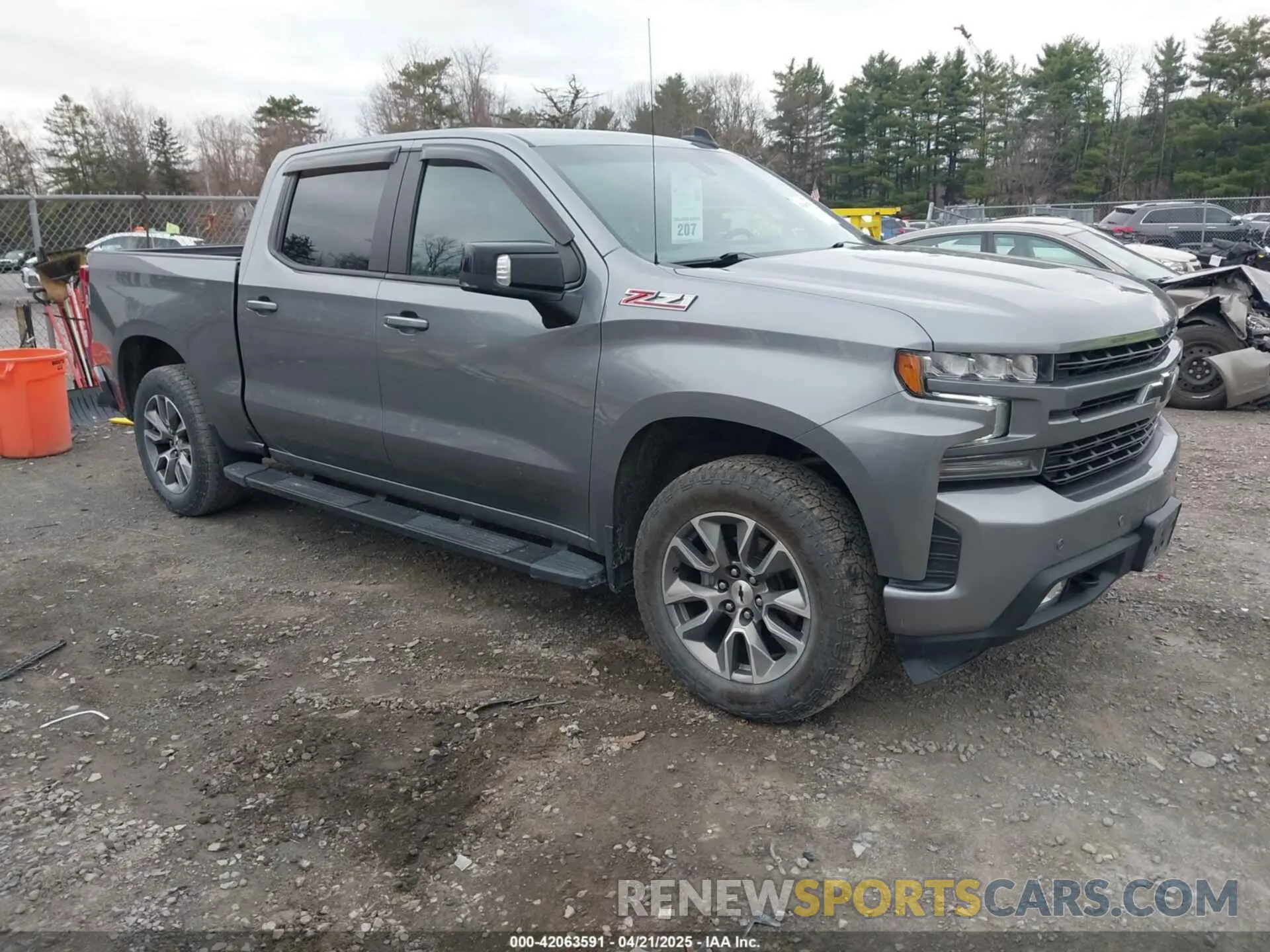 1 Photograph of a damaged car 1GCUYEED8NZ101230 CHEVROLET SILVERADO 1500 LTD 2022