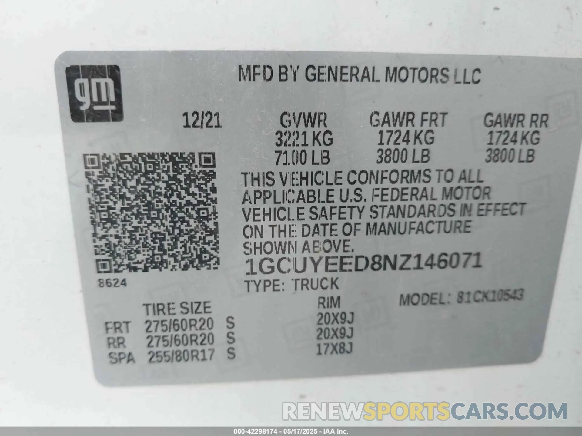 9 Photograph of a damaged car 1GCUYEED8NZ146071 CHEVROLET SILVERADO 1500 LTD 2022