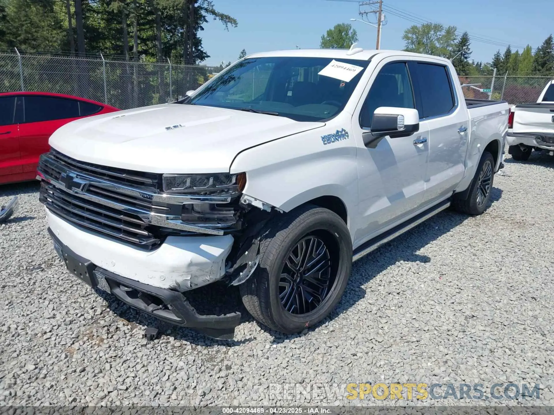 2 Photograph of a damaged car 1GCUYHEL6NZ179904 CHEVROLET SILVERADO 1500 LTD 2022