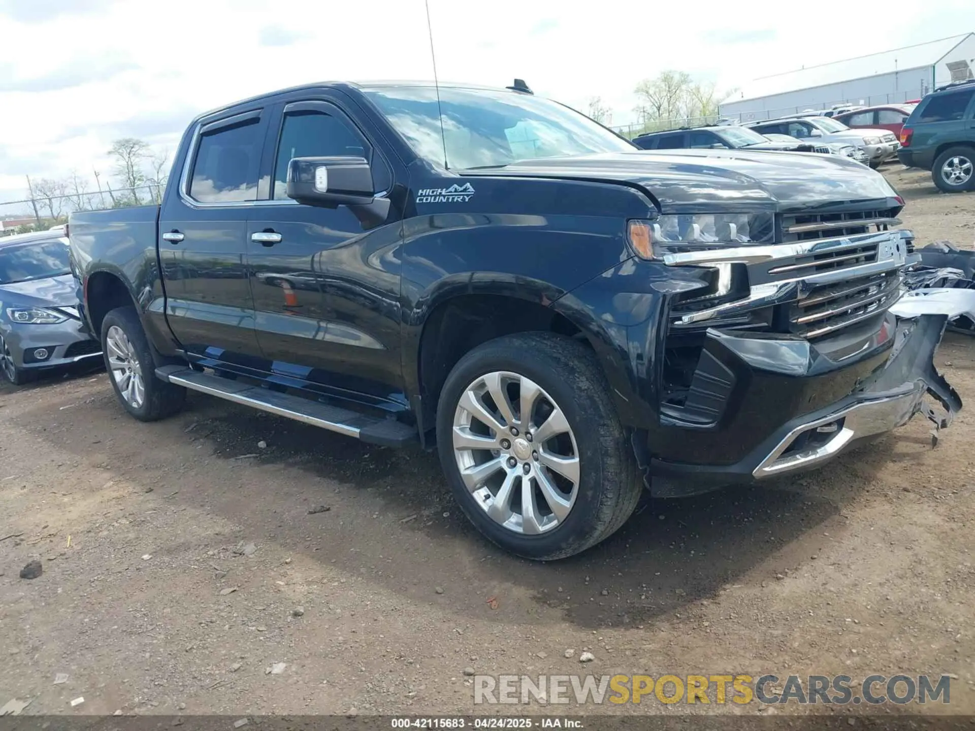 1 Photograph of a damaged car 1GCUYHEL9NZ126565 CHEVROLET SILVERADO 1500 LTD 2022