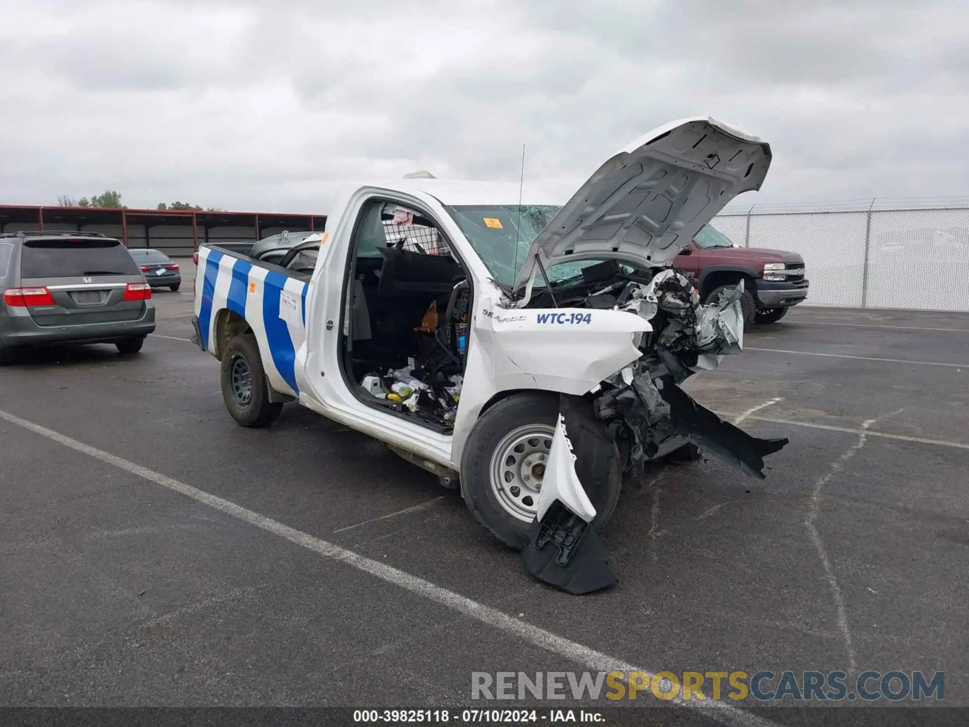 1 Photograph of a damaged car 3GCNYAEK6NG213388 CHEVROLET SILVERADO 1500 LTD 2022