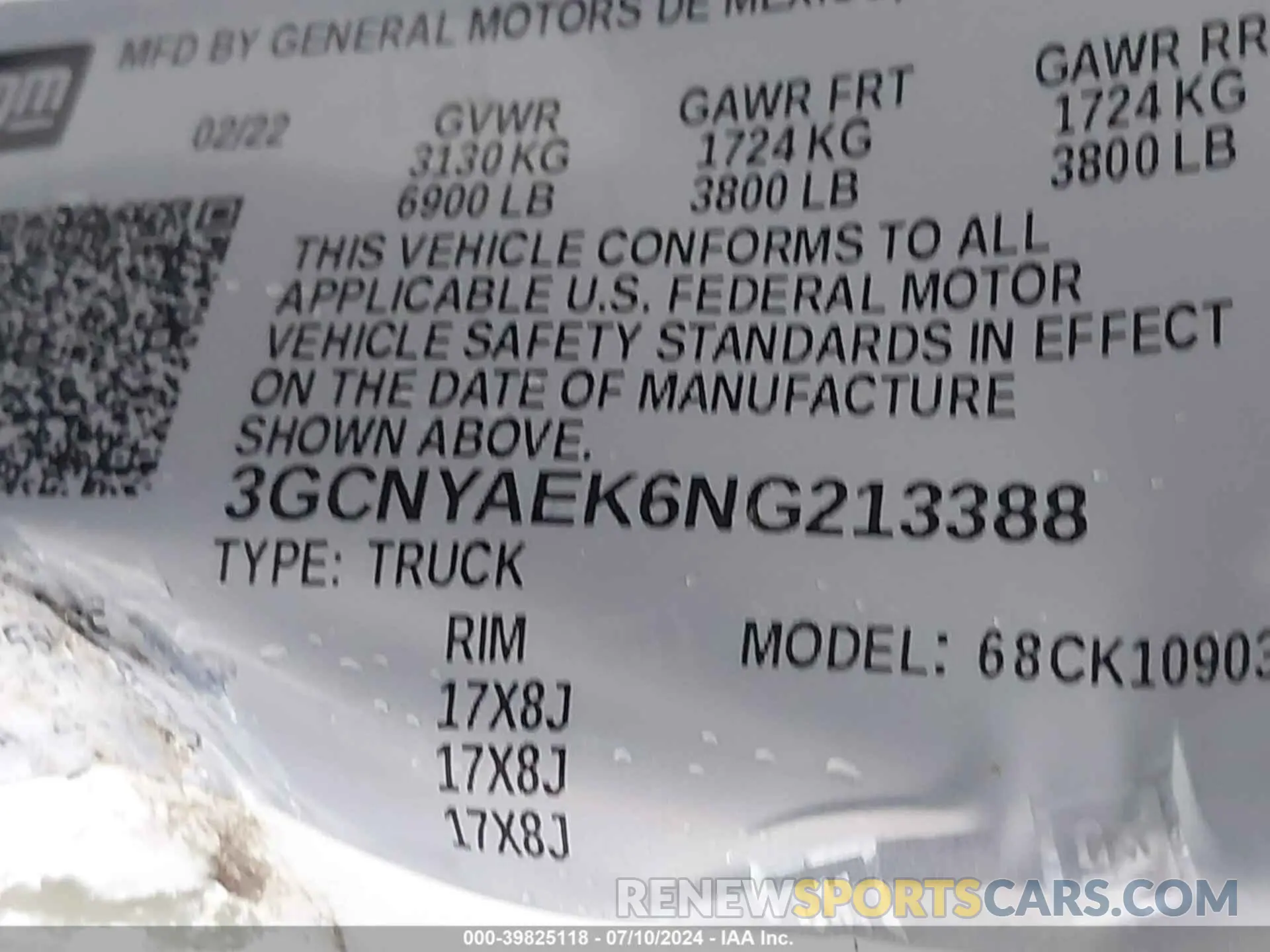 9 Photograph of a damaged car 3GCNYAEK6NG213388 CHEVROLET SILVERADO 1500 LTD 2022