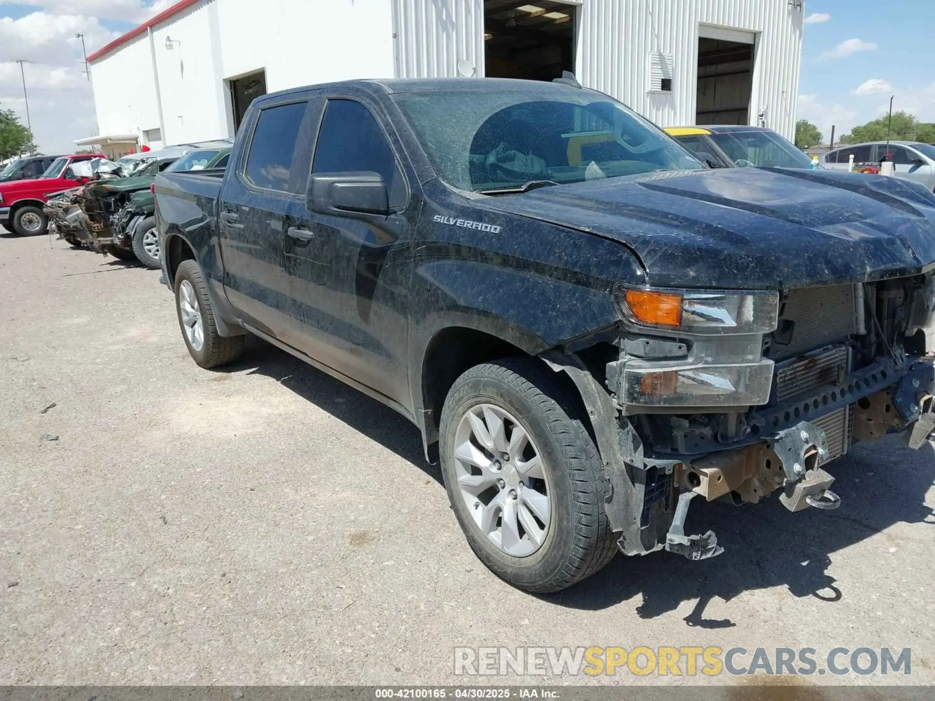 1 Photograph of a damaged car 3GCPWBEK8NG179247 CHEVROLET SILVERADO 1500 LTD 2022