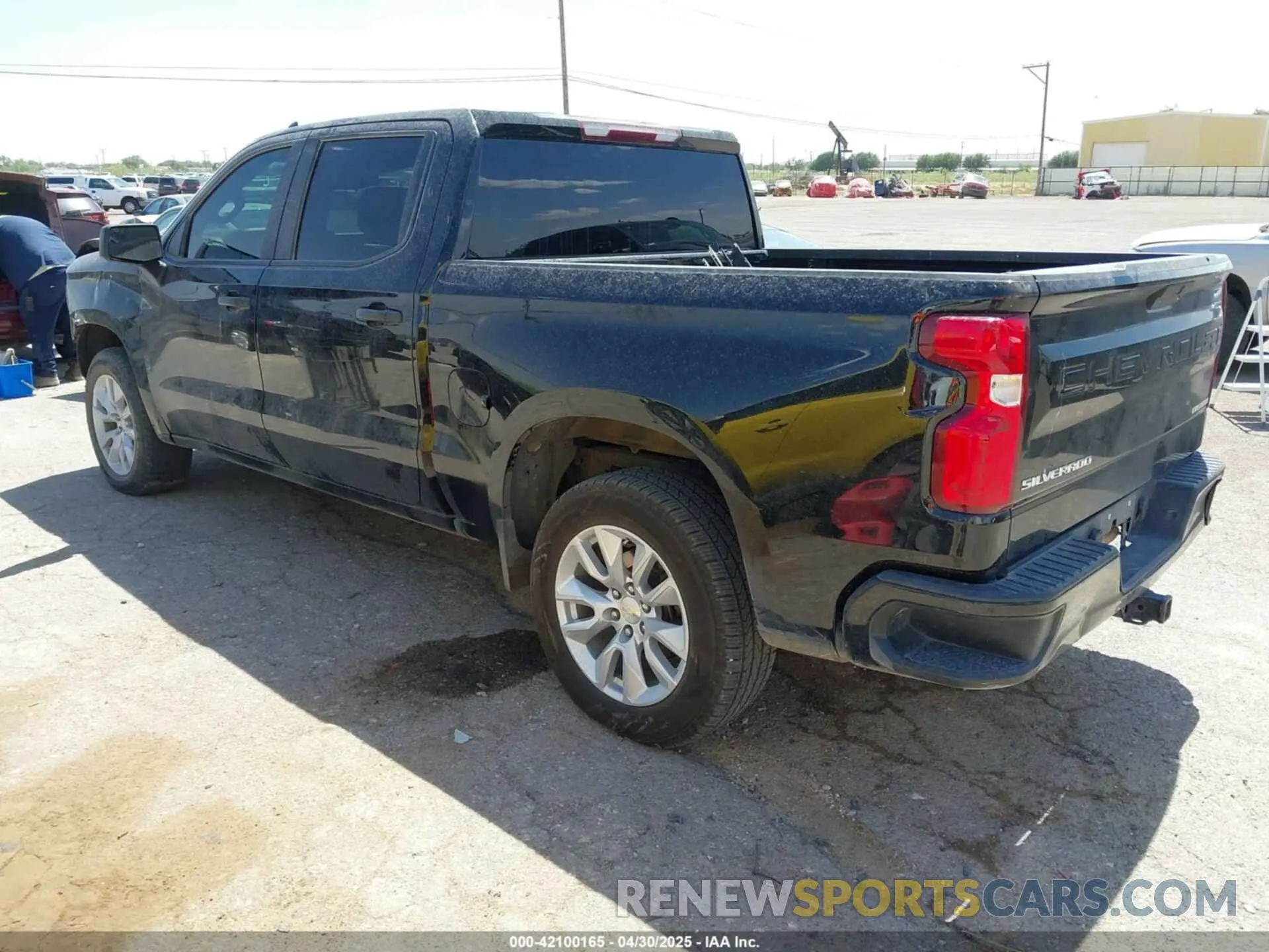 3 Photograph of a damaged car 3GCPWBEK8NG179247 CHEVROLET SILVERADO 1500 LTD 2022