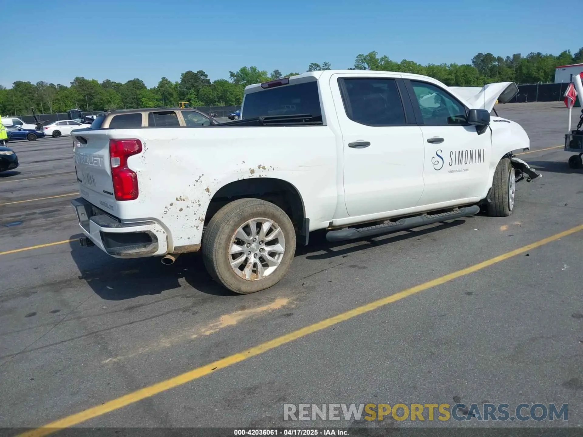 4 Photograph of a damaged car 3GCPWBEK9NG186210 CHEVROLET SILVERADO 1500 LTD 2022