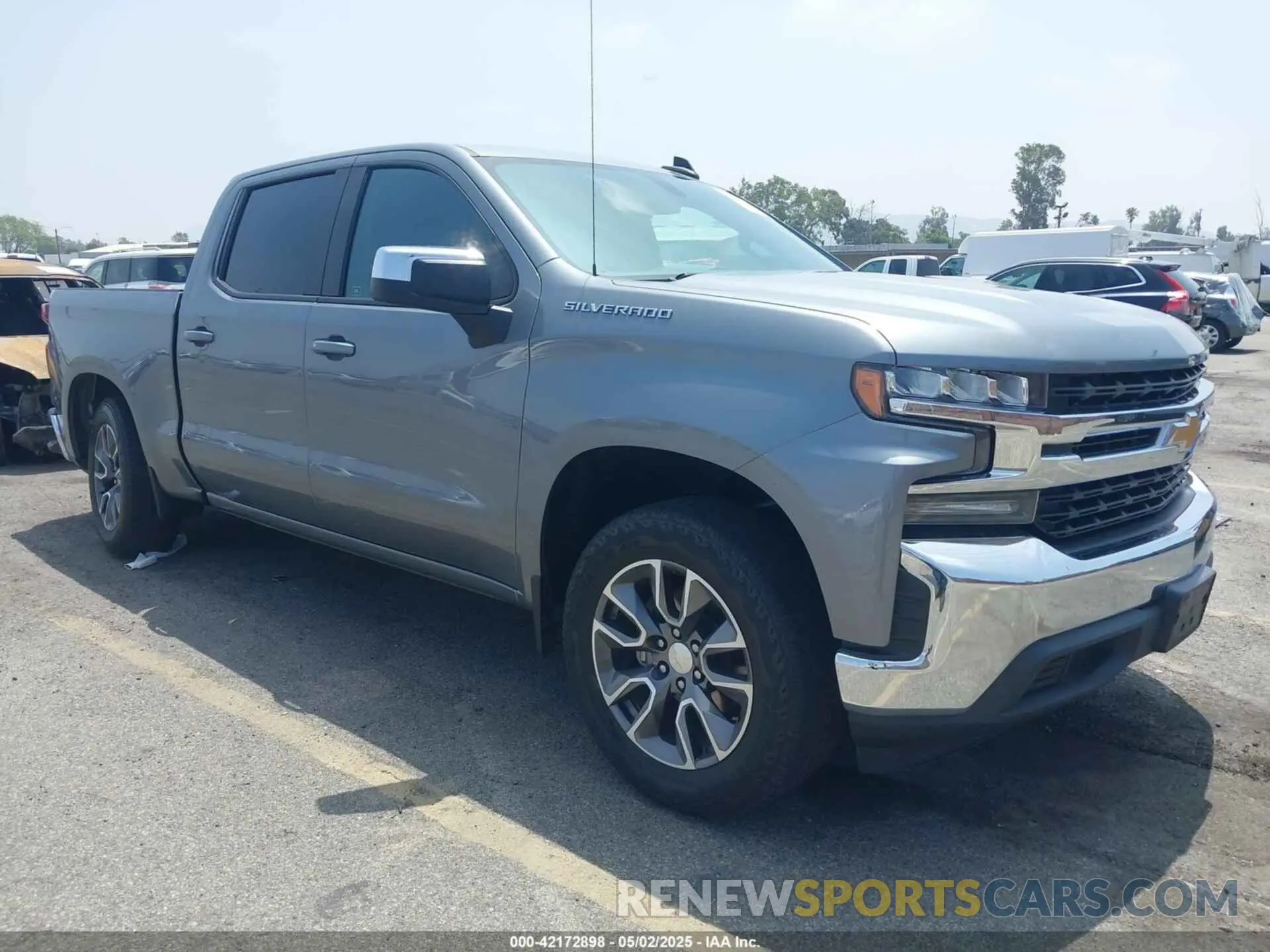1 Photograph of a damaged car 3GCPWCED5NG129641 CHEVROLET SILVERADO 1500 LTD 2022
