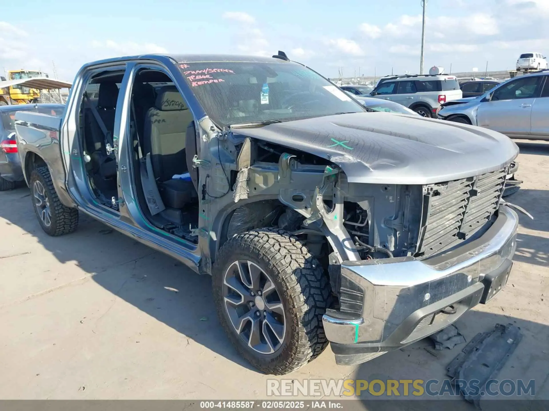 1 Photograph of a damaged car 3GCPWCED5NG138842 CHEVROLET SILVERADO 1500 LTD 2022