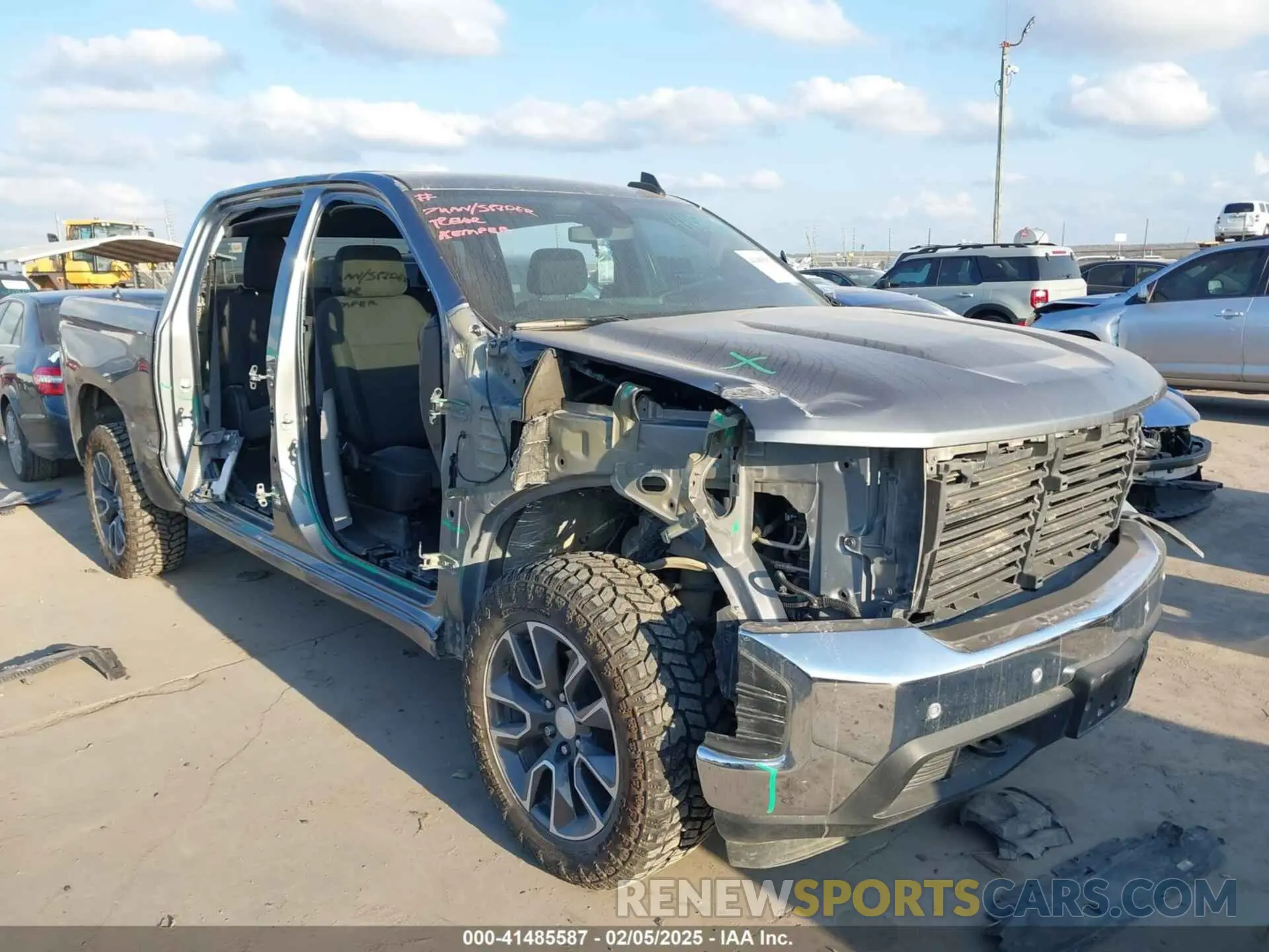 6 Photograph of a damaged car 3GCPWCED5NG138842 CHEVROLET SILVERADO 1500 LTD 2022