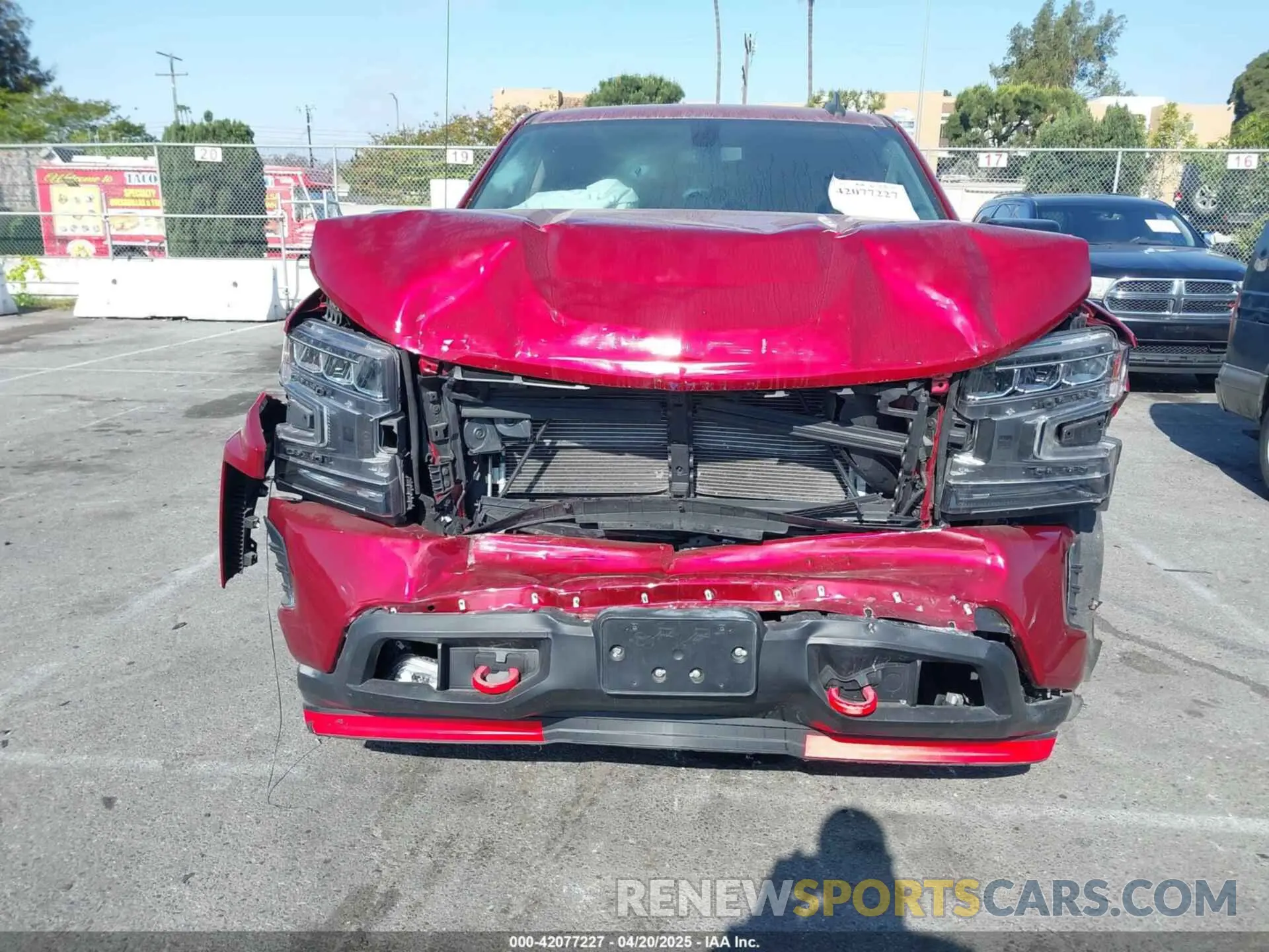 13 Photograph of a damaged car 3GCPWDED8NG179617 CHEVROLET SILVERADO 1500 LTD 2022