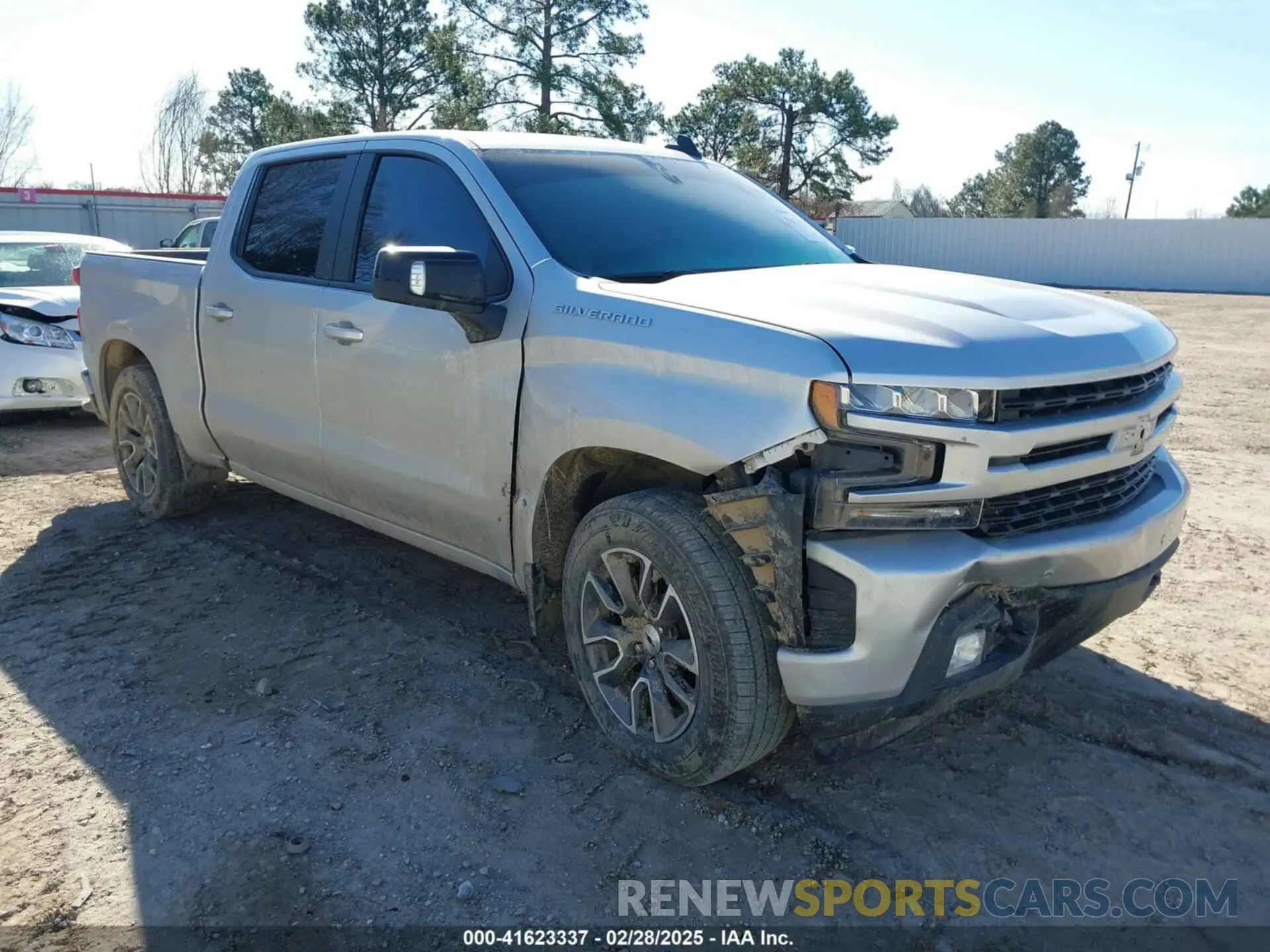1 Photograph of a damaged car 3GCPWDED8NG200403 CHEVROLET SILVERADO 1500 LTD 2022