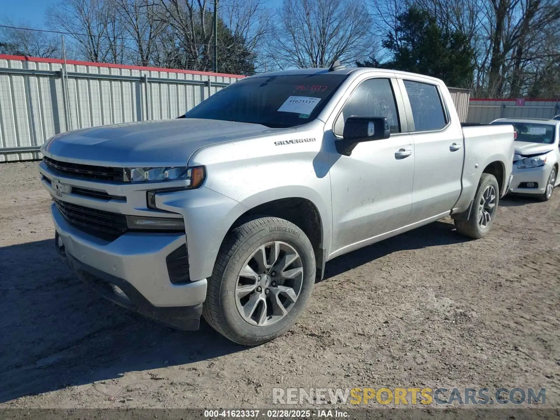 2 Photograph of a damaged car 3GCPWDED8NG200403 CHEVROLET SILVERADO 1500 LTD 2022