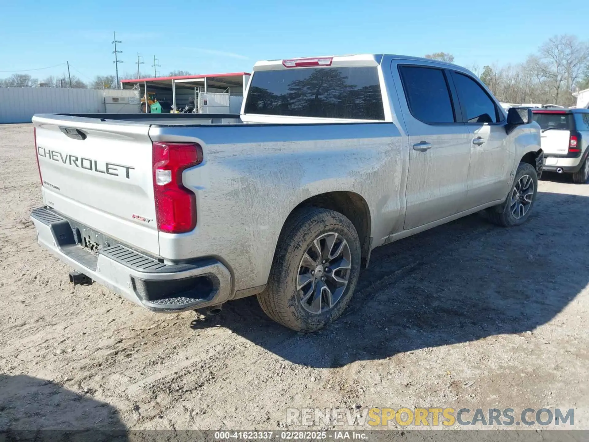 4 Photograph of a damaged car 3GCPWDED8NG200403 CHEVROLET SILVERADO 1500 LTD 2022