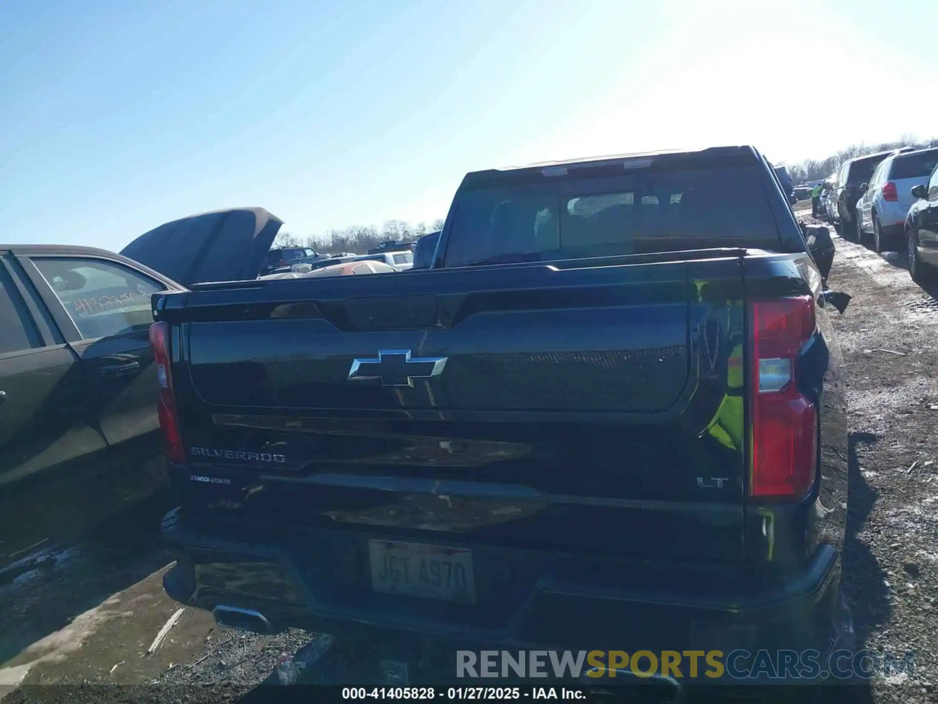 16 Photograph of a damaged car 3GCPYFED6NG138845 CHEVROLET SILVERADO 1500 LTD 2022