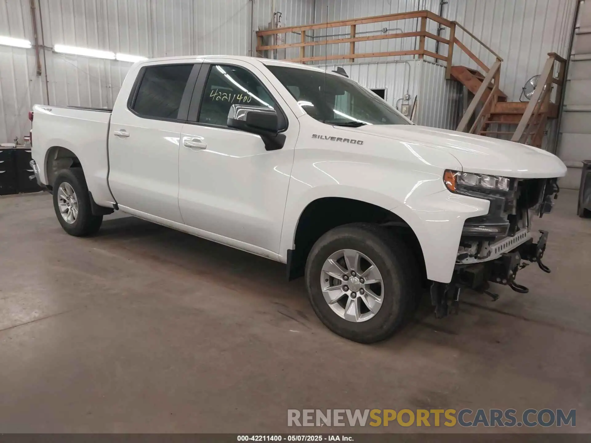 1 Photograph of a damaged car 3GCUYDED3NG124098 CHEVROLET SILVERADO 1500 LTD 2022