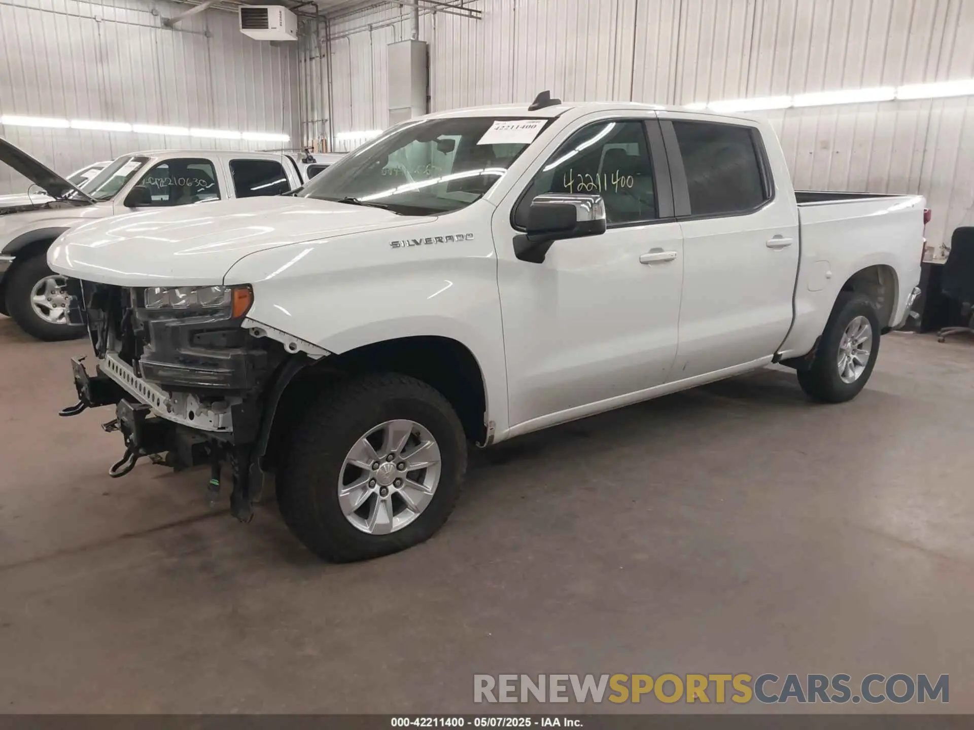 2 Photograph of a damaged car 3GCUYDED3NG124098 CHEVROLET SILVERADO 1500 LTD 2022