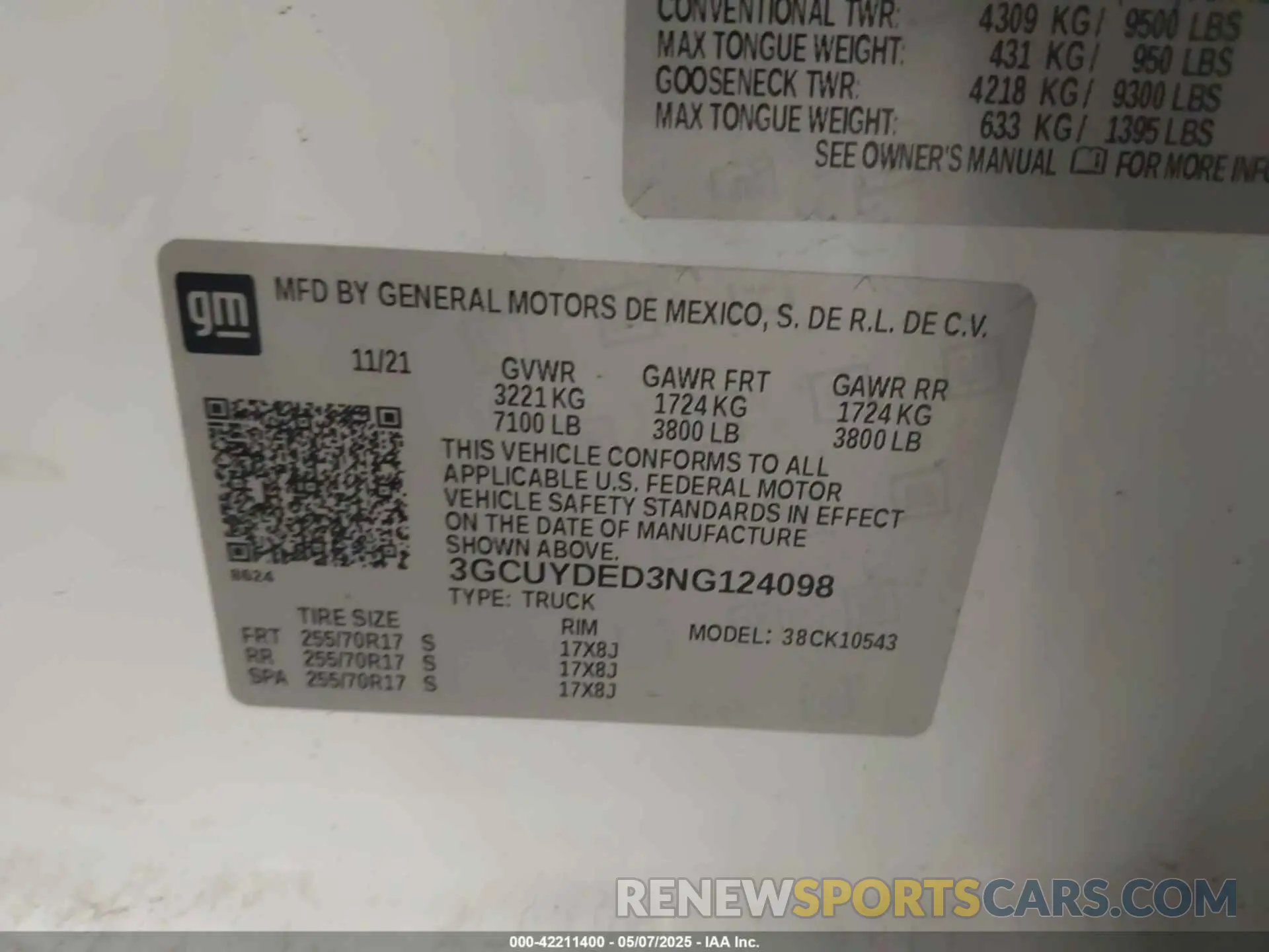 9 Photograph of a damaged car 3GCUYDED3NG124098 CHEVROLET SILVERADO 1500 LTD 2022