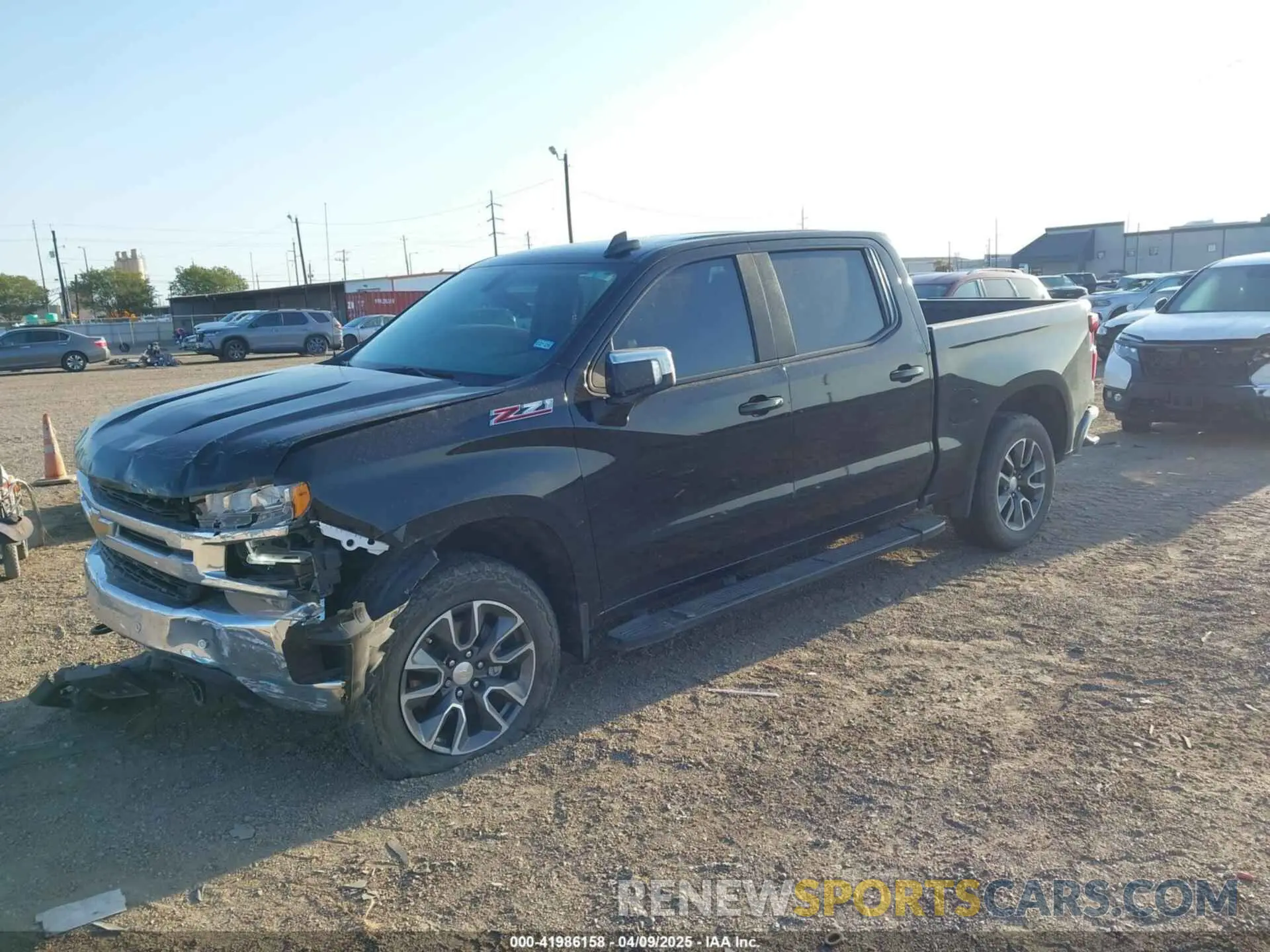 2 Photograph of a damaged car 3GCUYDED3NG173415 CHEVROLET SILVERADO 1500 LTD 2022