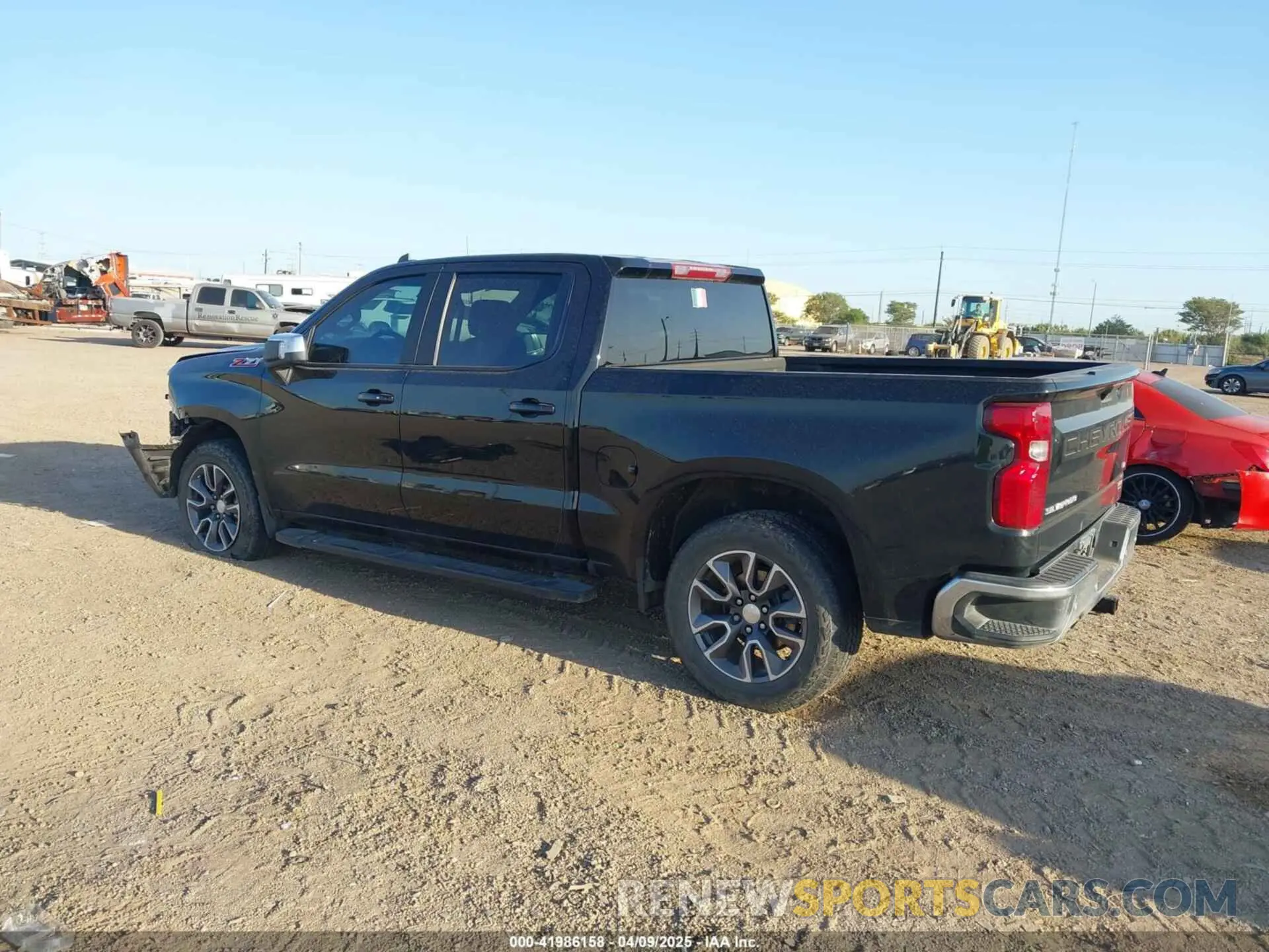 3 Photograph of a damaged car 3GCUYDED3NG173415 CHEVROLET SILVERADO 1500 LTD 2022