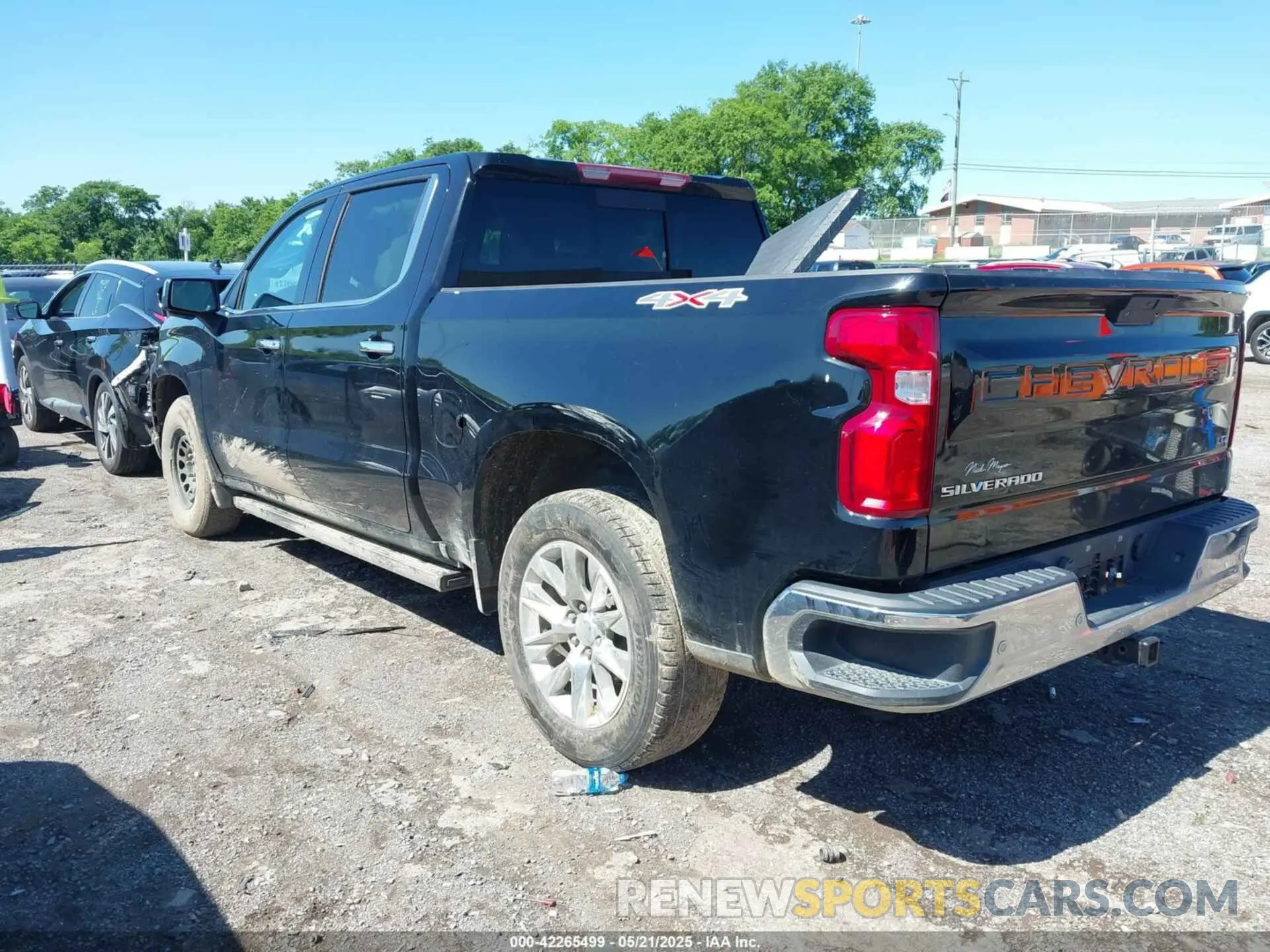 3 Photograph of a damaged car 3GCUYGED4NG183677 CHEVROLET SILVERADO 1500 LTD 2022