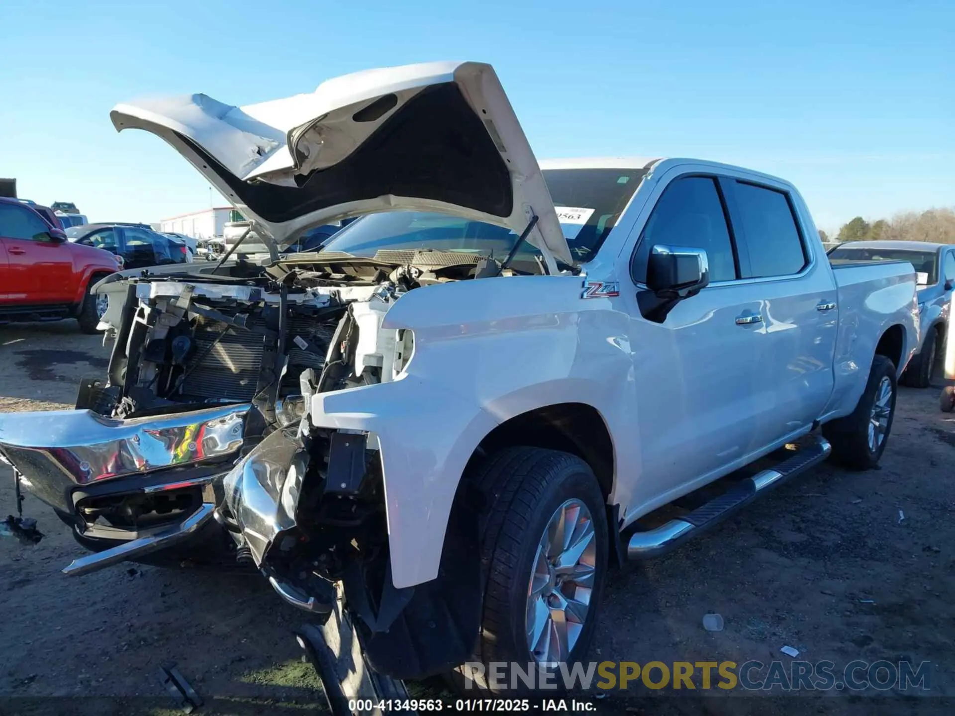 2 Photograph of a damaged car 3GCUYGET2NG211421 CHEVROLET SILVERADO 1500 LTD 2022