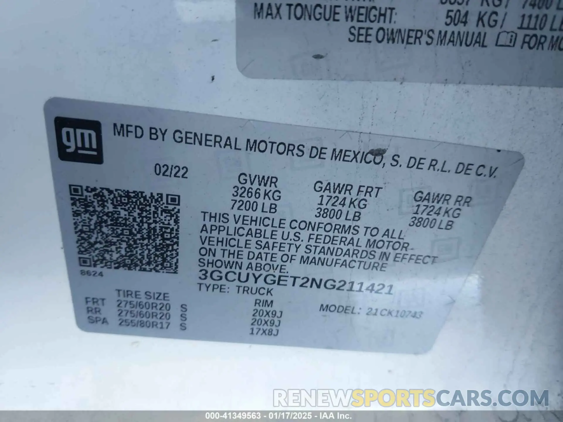 9 Photograph of a damaged car 3GCUYGET2NG211421 CHEVROLET SILVERADO 1500 LTD 2022