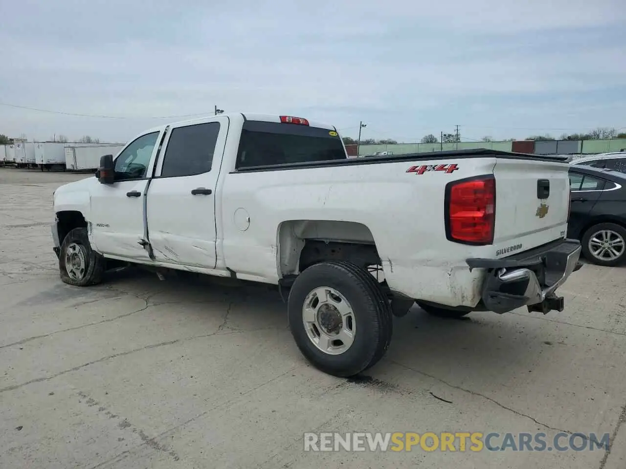 2 Photograph of a damaged car 1GC1KREG7KF227727 CHEVROLET SILVERADO 2019