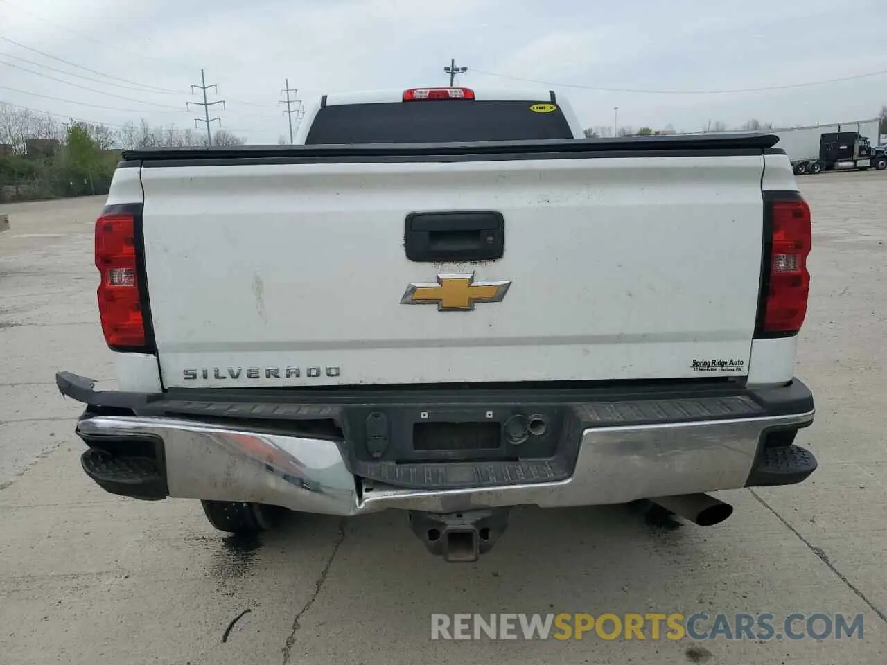 6 Photograph of a damaged car 1GC1KREG7KF227727 CHEVROLET SILVERADO 2019