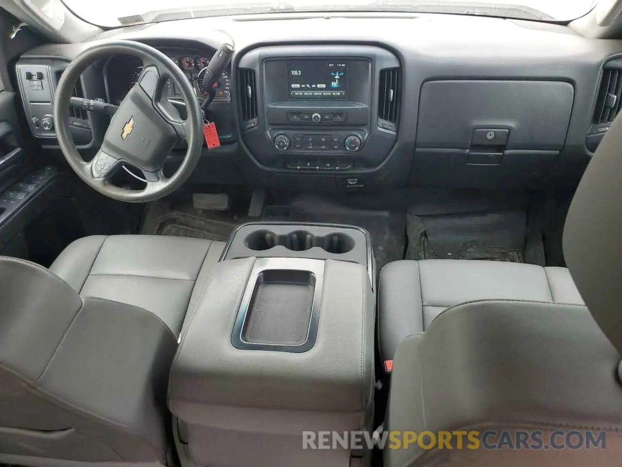 8 Photograph of a damaged car 1GC1KREG7KF227727 CHEVROLET SILVERADO 2019