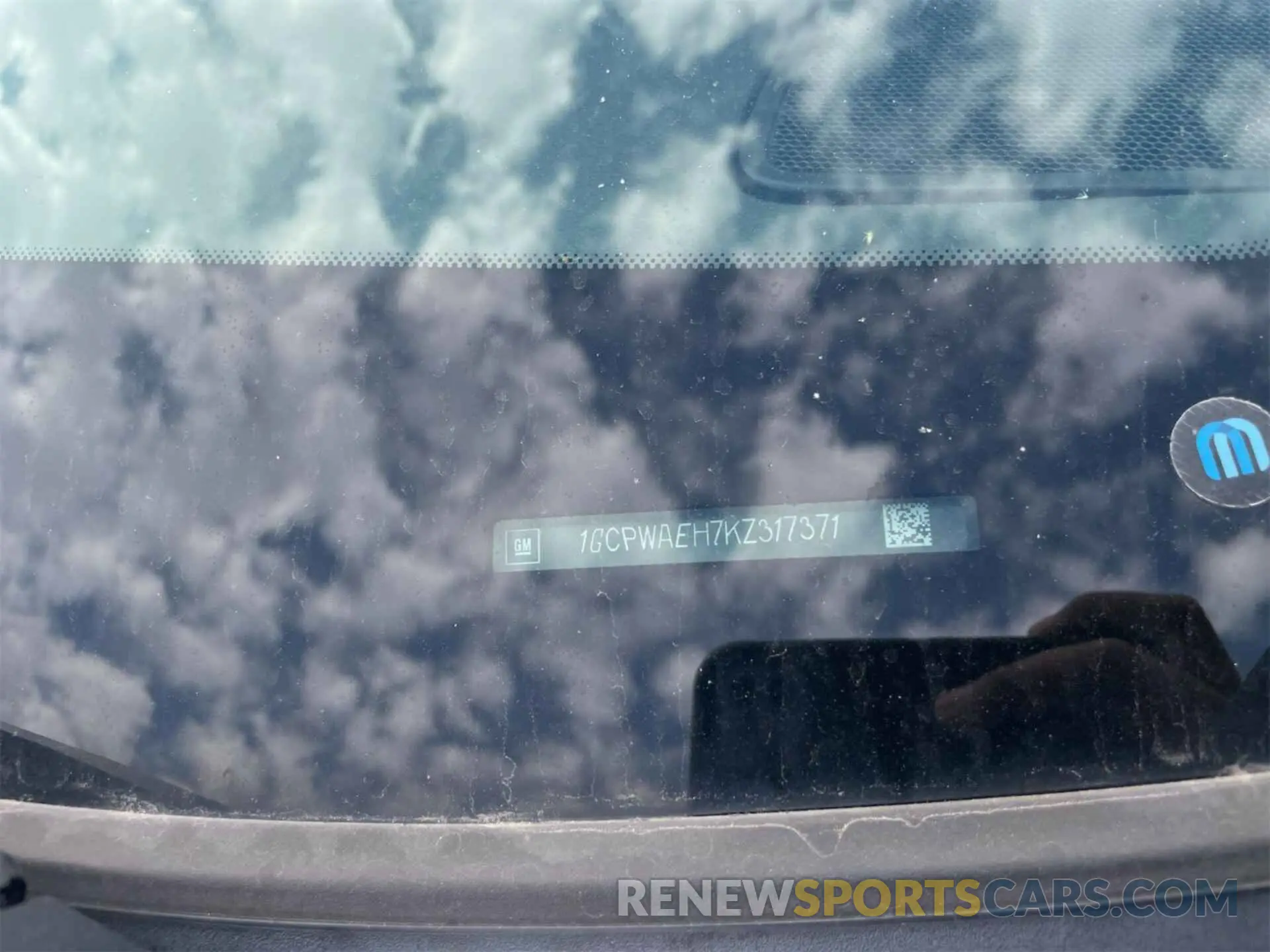 7 Photograph of a damaged car 1GCPWAEH7KZ317371 CHEVROLET SILVERADO 2019
