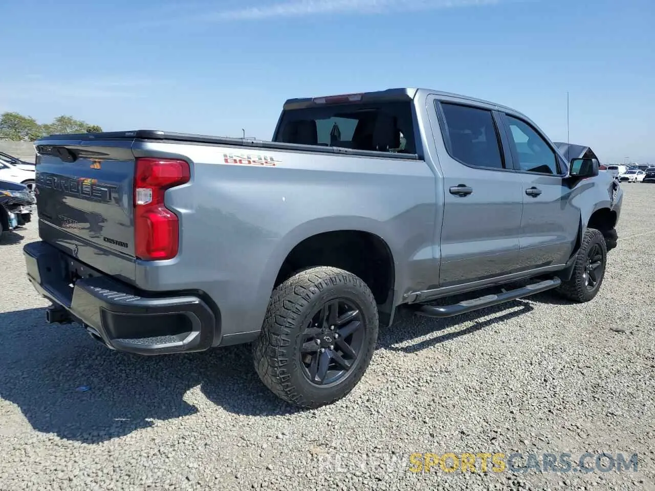 3 Photograph of a damaged car 1GCPYCEFXKZ245702 CHEVROLET SILVERADO 2019