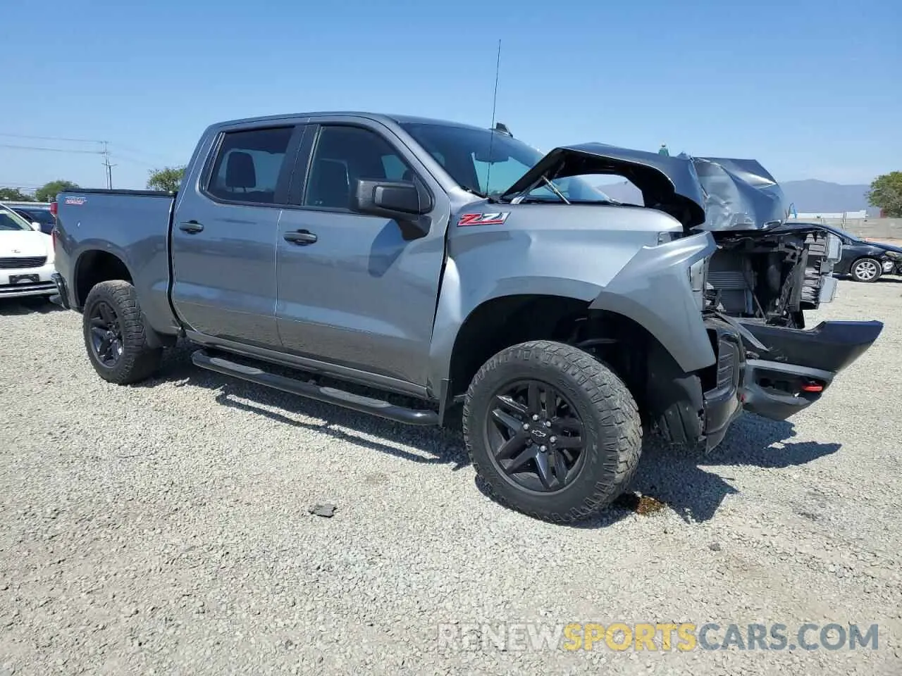 4 Photograph of a damaged car 1GCPYCEFXKZ245702 CHEVROLET SILVERADO 2019